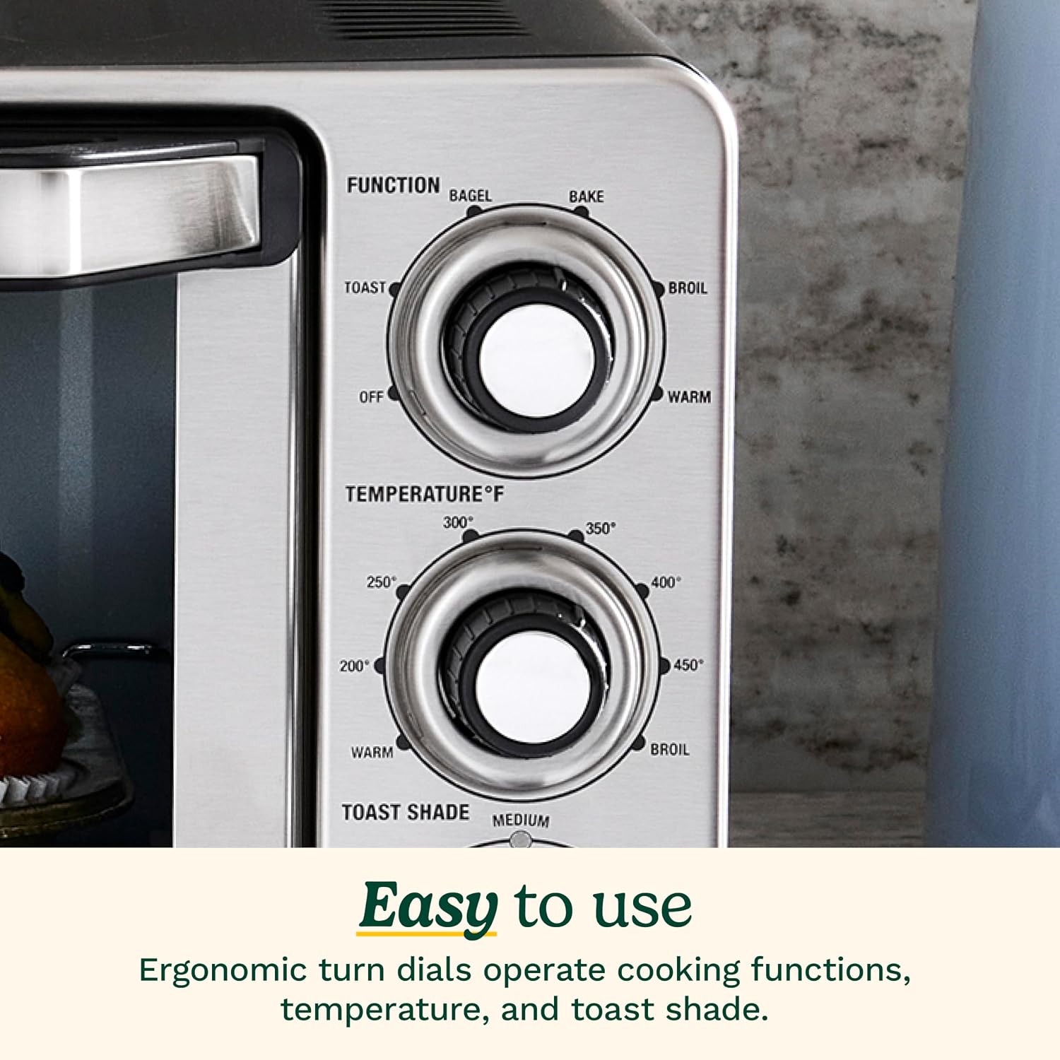 Cuisinart Toaster Oven Broiler, 1800W Countertop Design, 0.5 cu ft