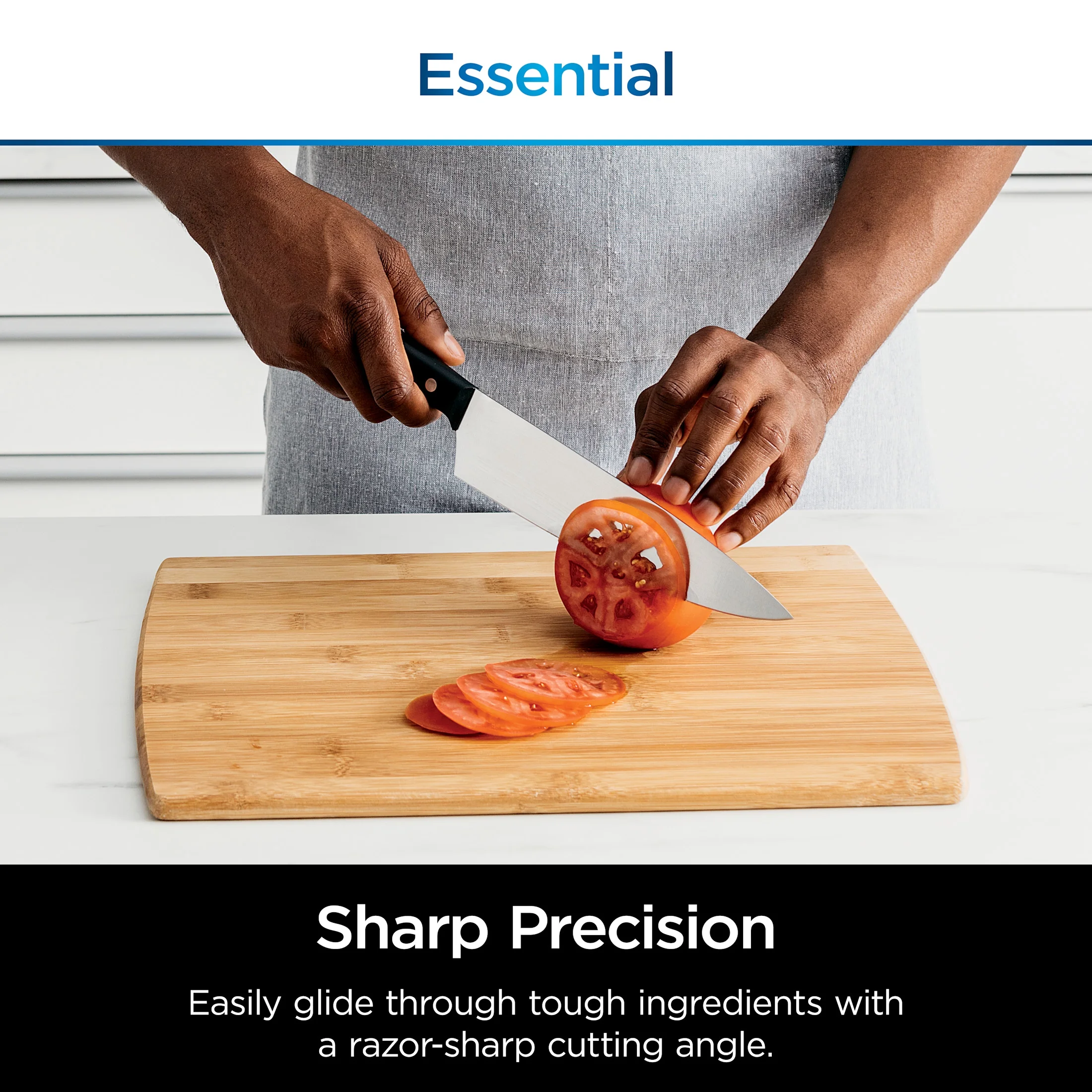 Ninja? Neverdull? 7 - Piece Prep Knife System, Essential, Stainless Steel, Built - in Sharpener, K12007BRN