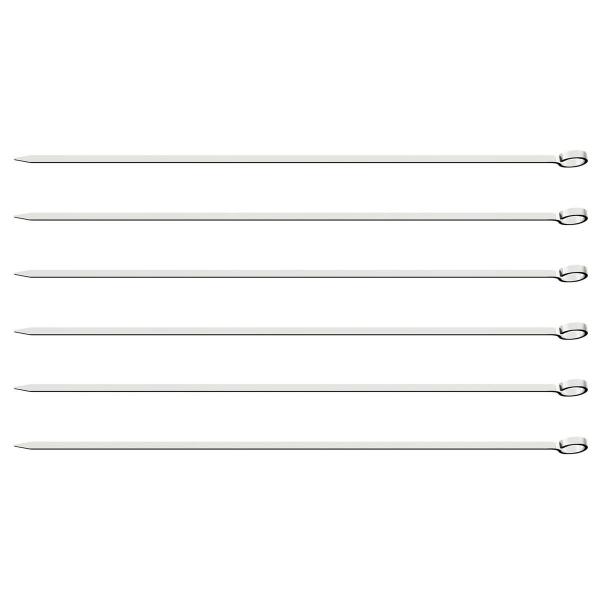 Churrasco grillspyd 33,5 cm sølv
