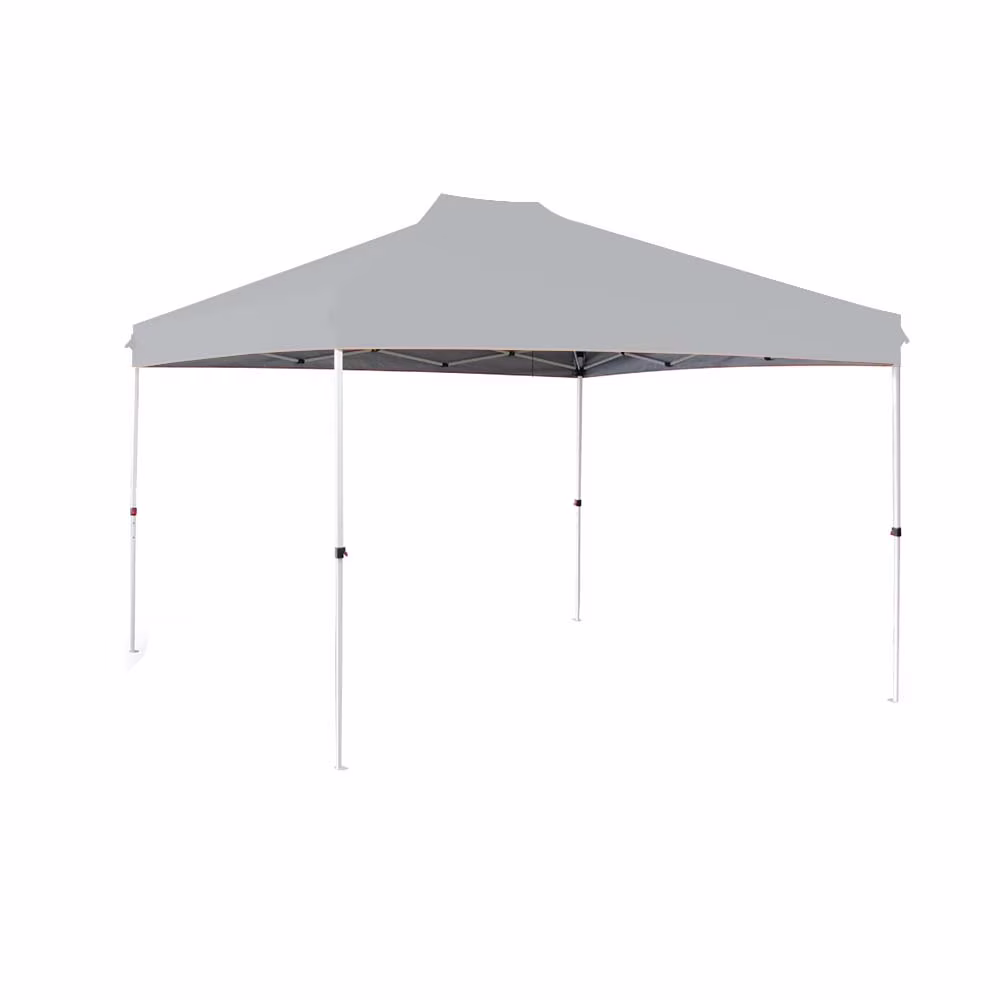 Garden Winds Custom Fit Replacement Canopy Top Cover Compatible with The EzyFast 12' x 12' Pop Up - Upgraded Performance RIPLOCK 350 Fabric - Slate Gray