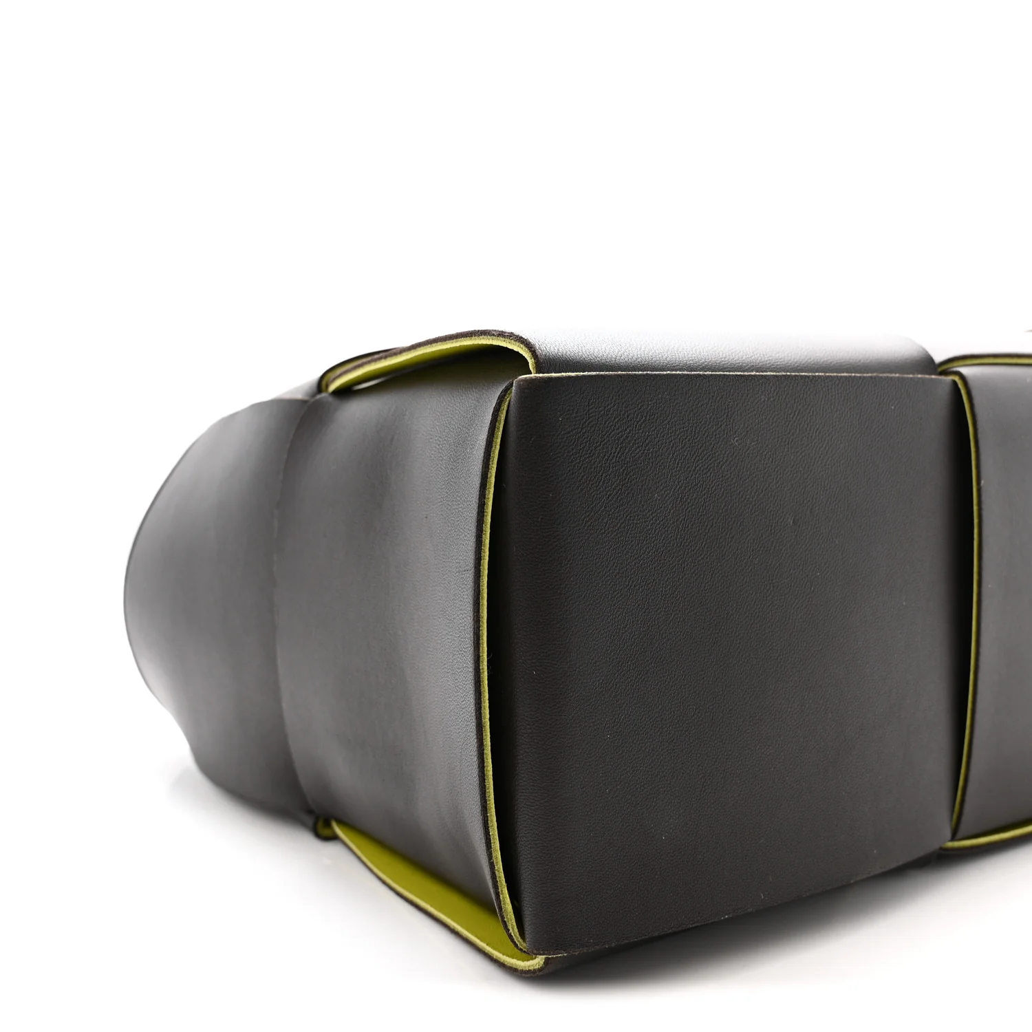 Nappa Maxi Intrecciato Medium Arco Tote Fondant Kiwi