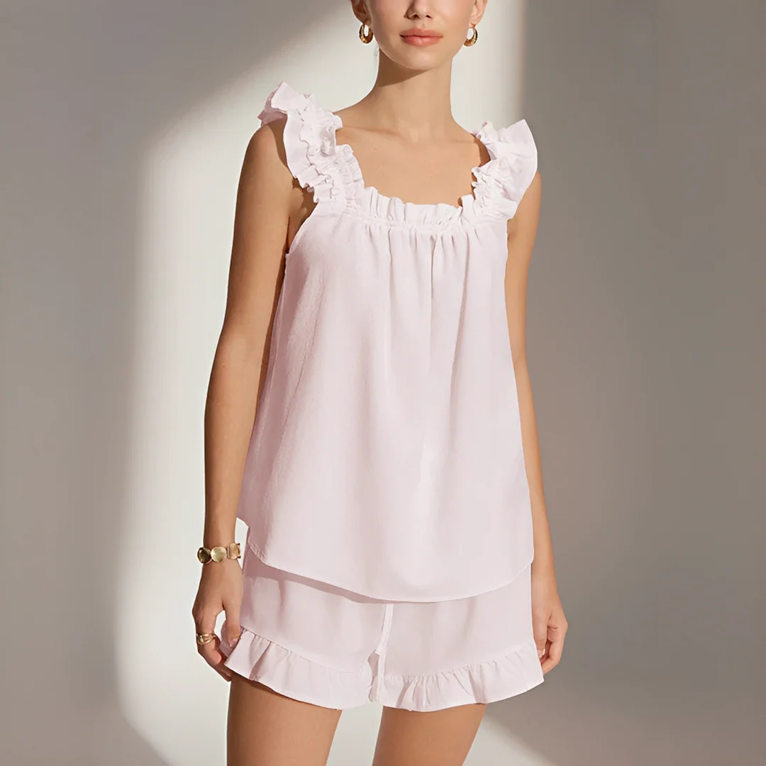 Marnie - Ensemble de shorts à froufrous