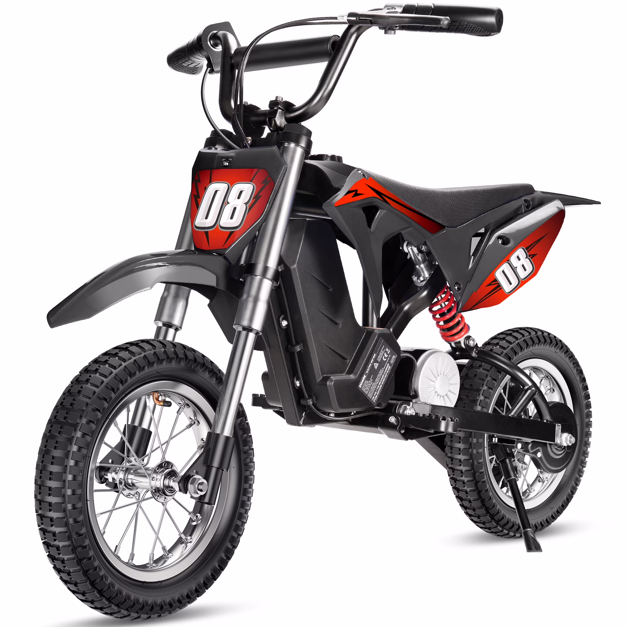 36V Kids Electric Dirt Bike,Fast Speed Electric Motorcycle Up to 16 MPH 10 Miles Long-Range, 3-Speed Modes, Twist Grip Throttle, Dual Suspension Brakes for Kids Ages 5-10 Ride on Toys(Black,Blue) - Image 3