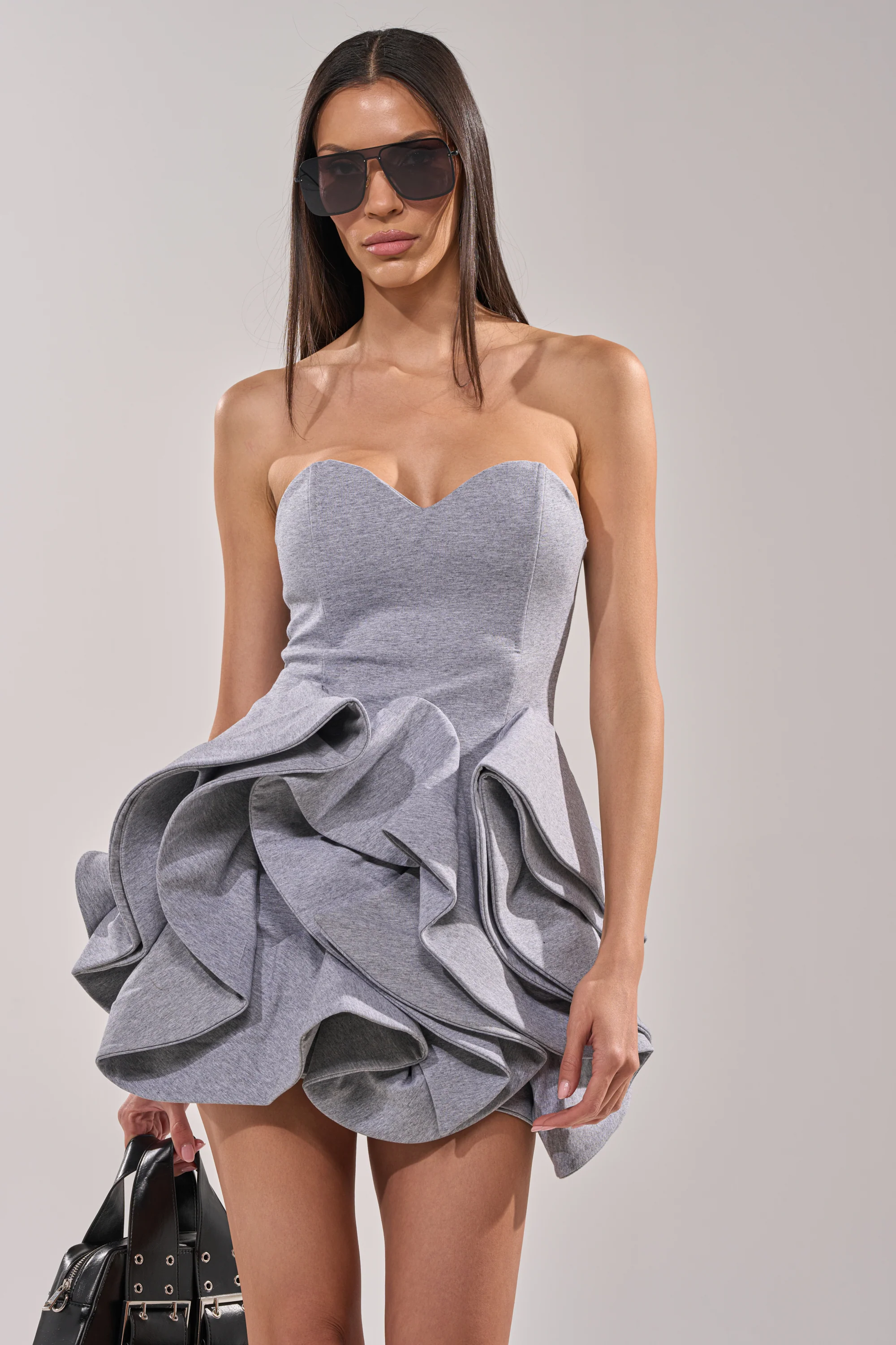 CONCRETE BLOOM MINI DRESS - Akira Store