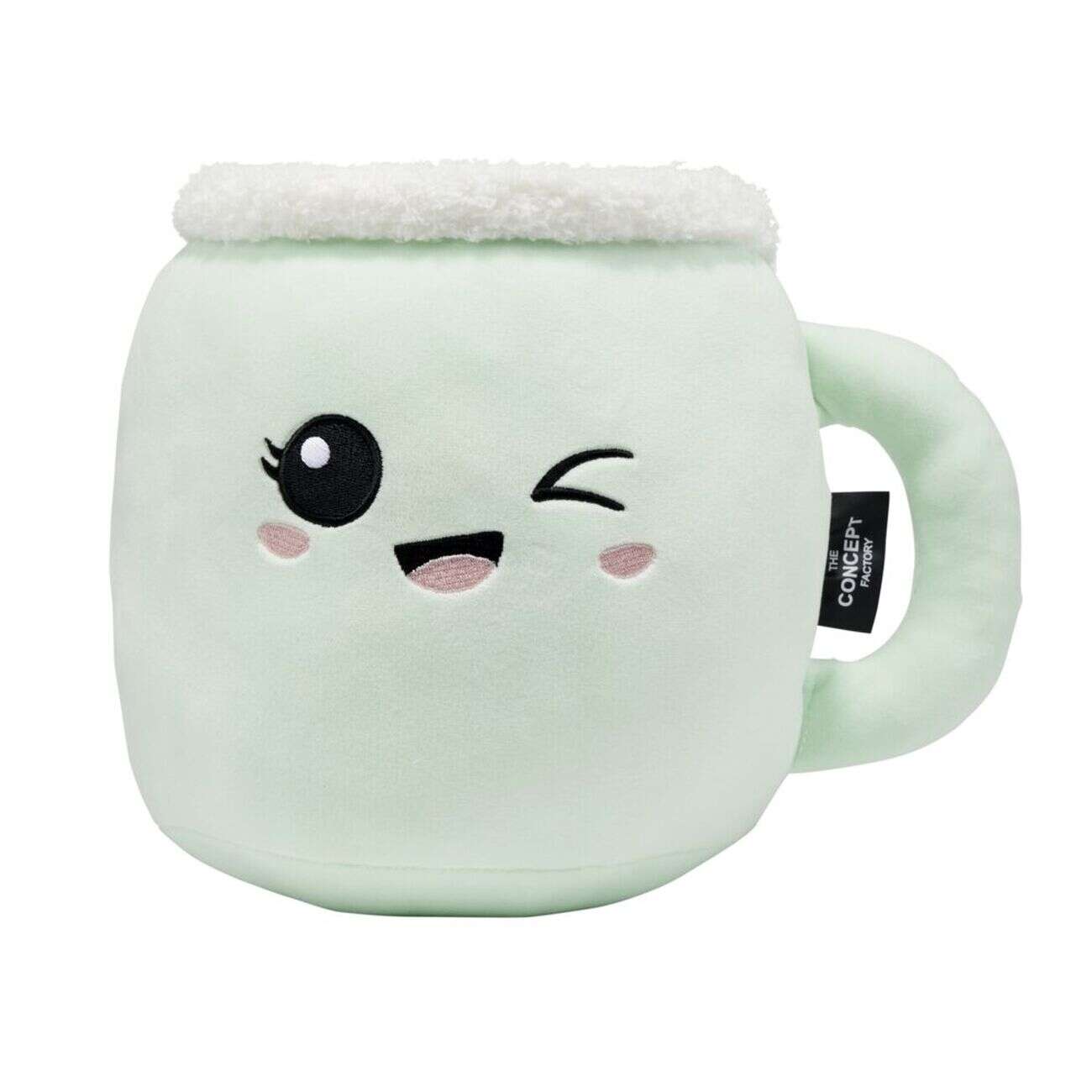 Peluche kawaii tasse blanche Ø27cm