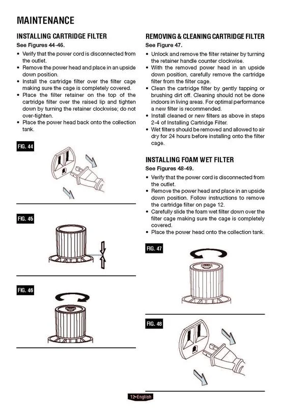 HART 10 Gallon 6 Peak HP Poly Wet/Dry Vacuum, VOC1012PF 3702