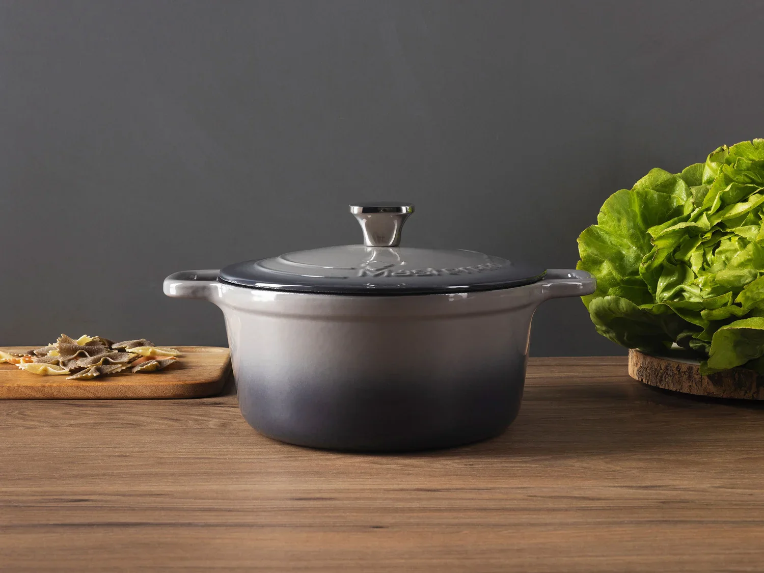 Masterpro Casserole en fonte 22 cm