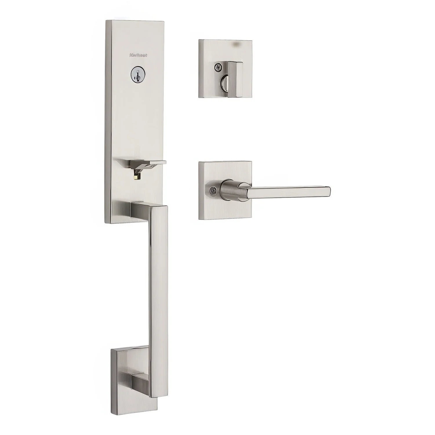 Kwikset CP818VNHXHFLSQT Vancouver Single Cylinder Handleset with Halifax Interior Lever - TA Screen Specialist, Inc.