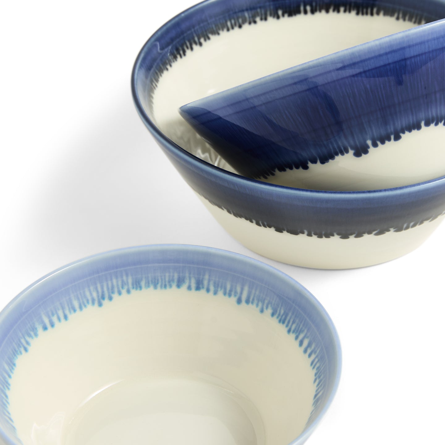 Pacific Glaze Stacking Bowl Blue, Set of 4