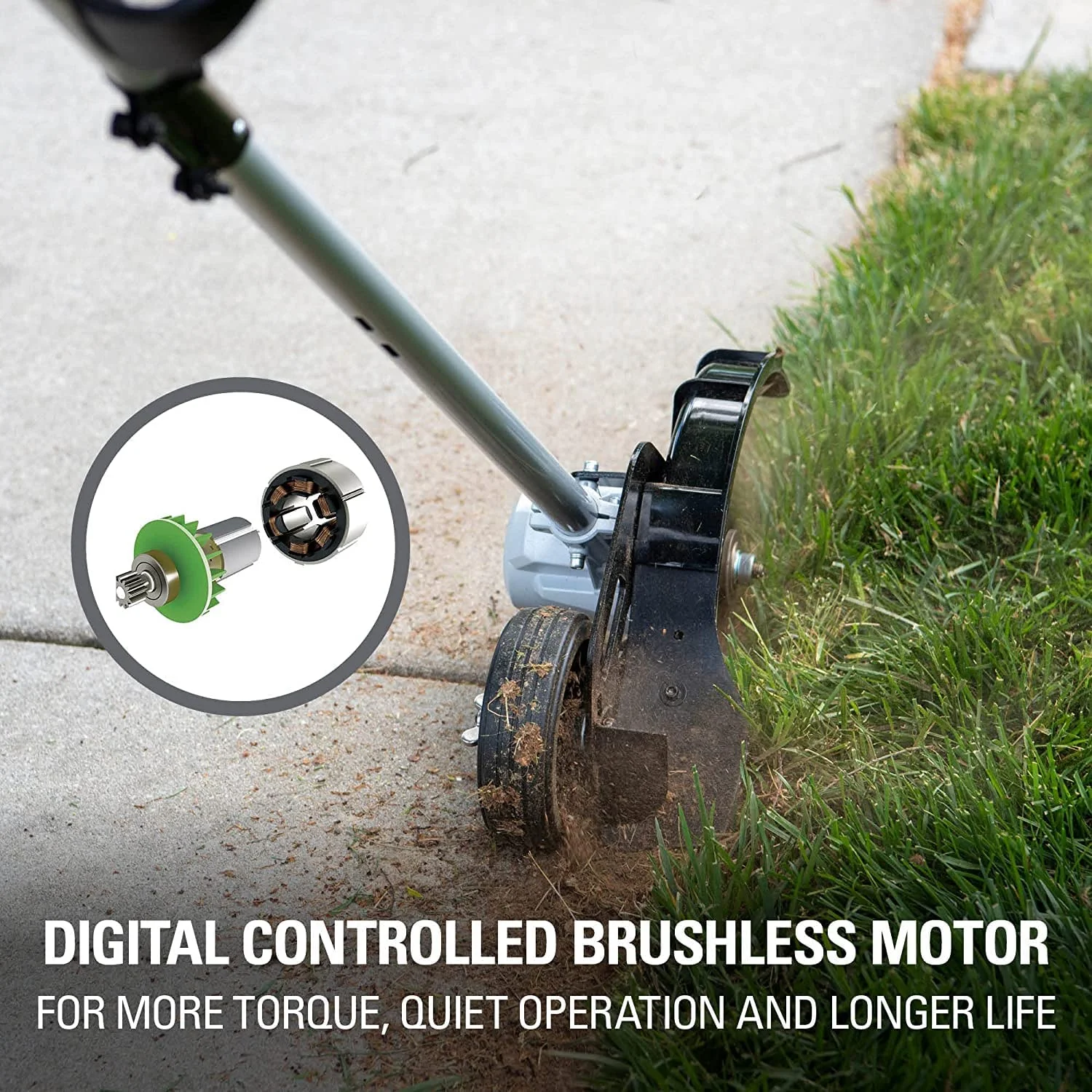 40V 8-inch Brushless Edger, Tool Only - Image 4