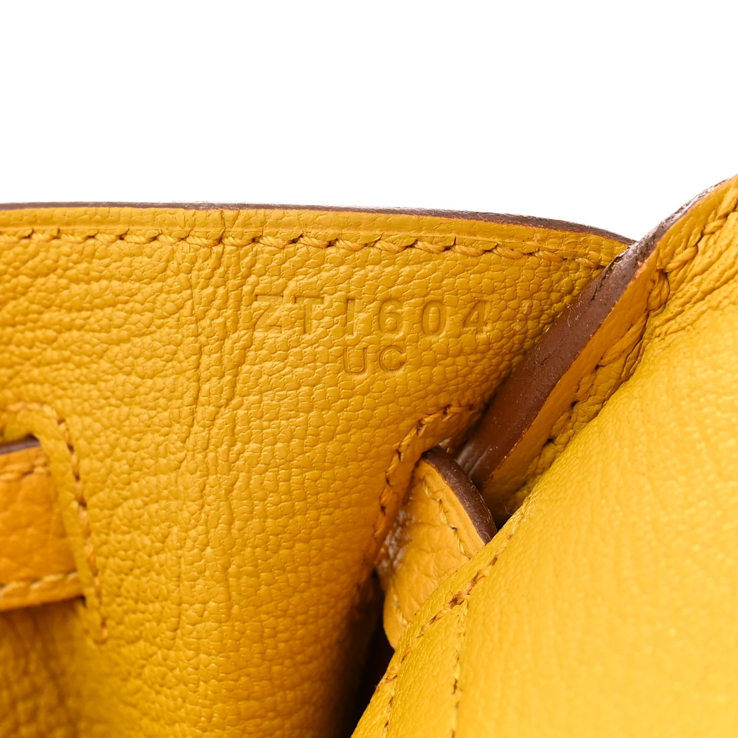 Togo Birkin 25 Jaune Ambre