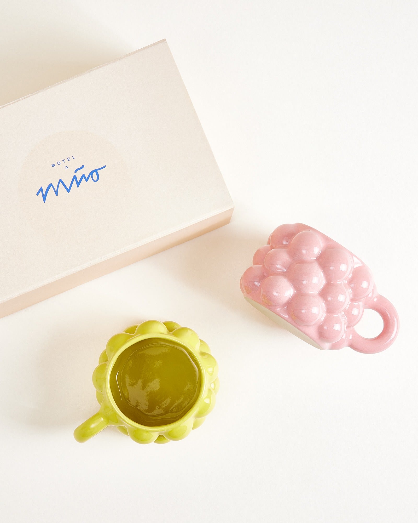 MAM X PATRICK VOGEL - GIFT SET LARGE MUG PINK YELLOW 3 PIECES