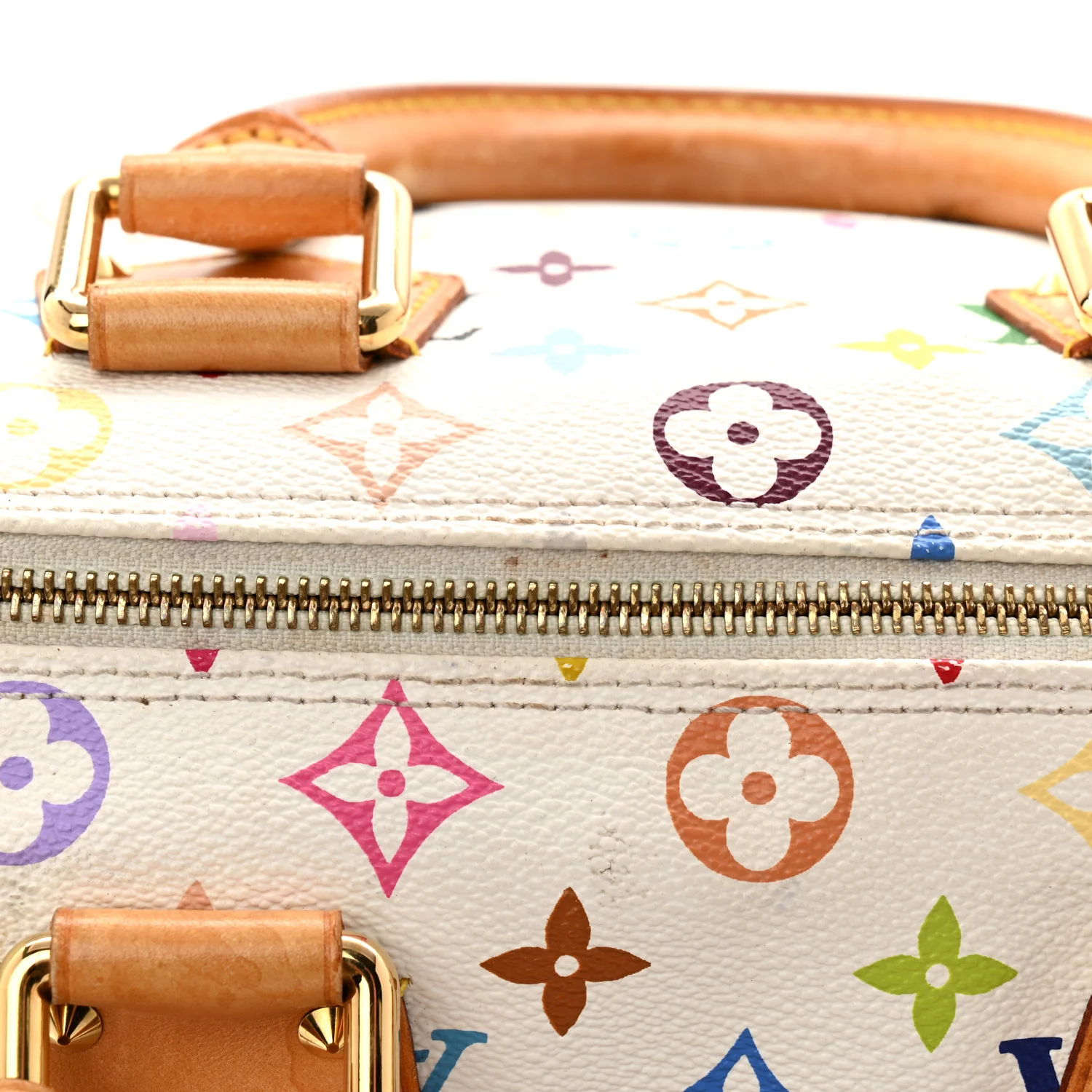 Monogram Multicolor Speedy 30 White