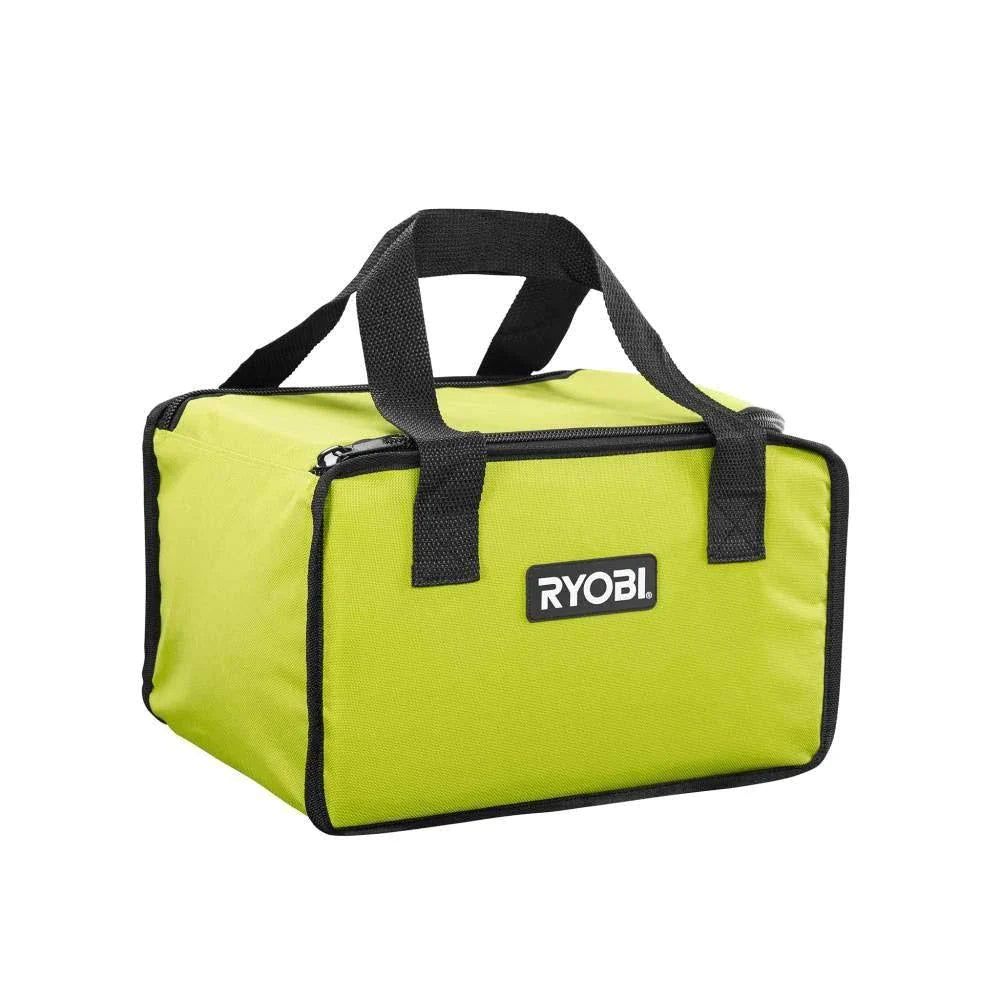 Ryobi P737D 18-Volt One+ Cordless High Pressure Inflator with Digital Gauge. 4.0 Ah 18-Volt One+ High Capacity Lithium-Ion Battery. Charger. and Bag - MadeInUSA