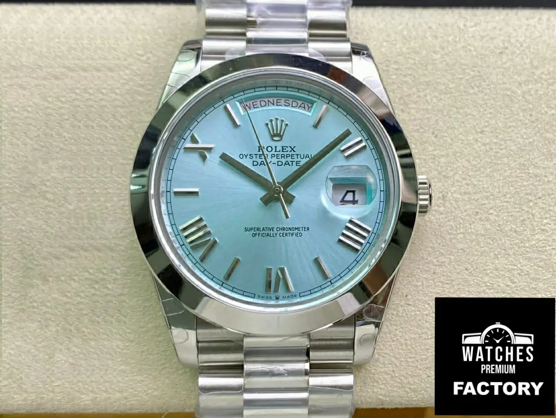 Rolex Day Date M228206-0044 EW Factory Blue Dial