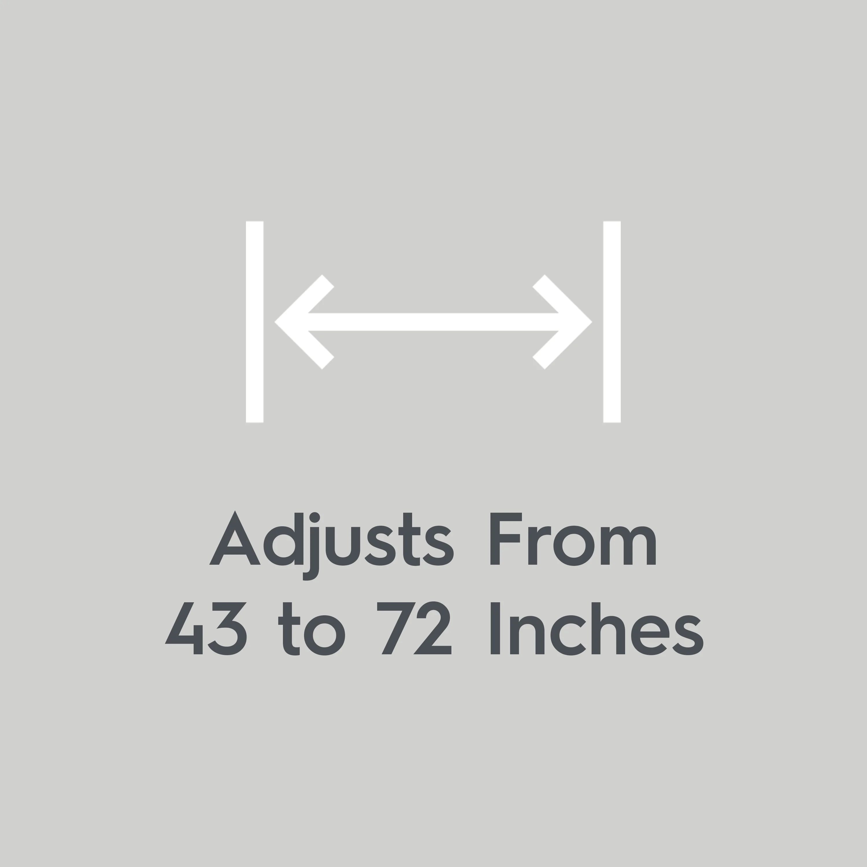 (4 pack) Better Homes & Gardens Rustproof 43�?- 72�?Modern Adjustable Tension Shower Curtain Rod, Matte Black