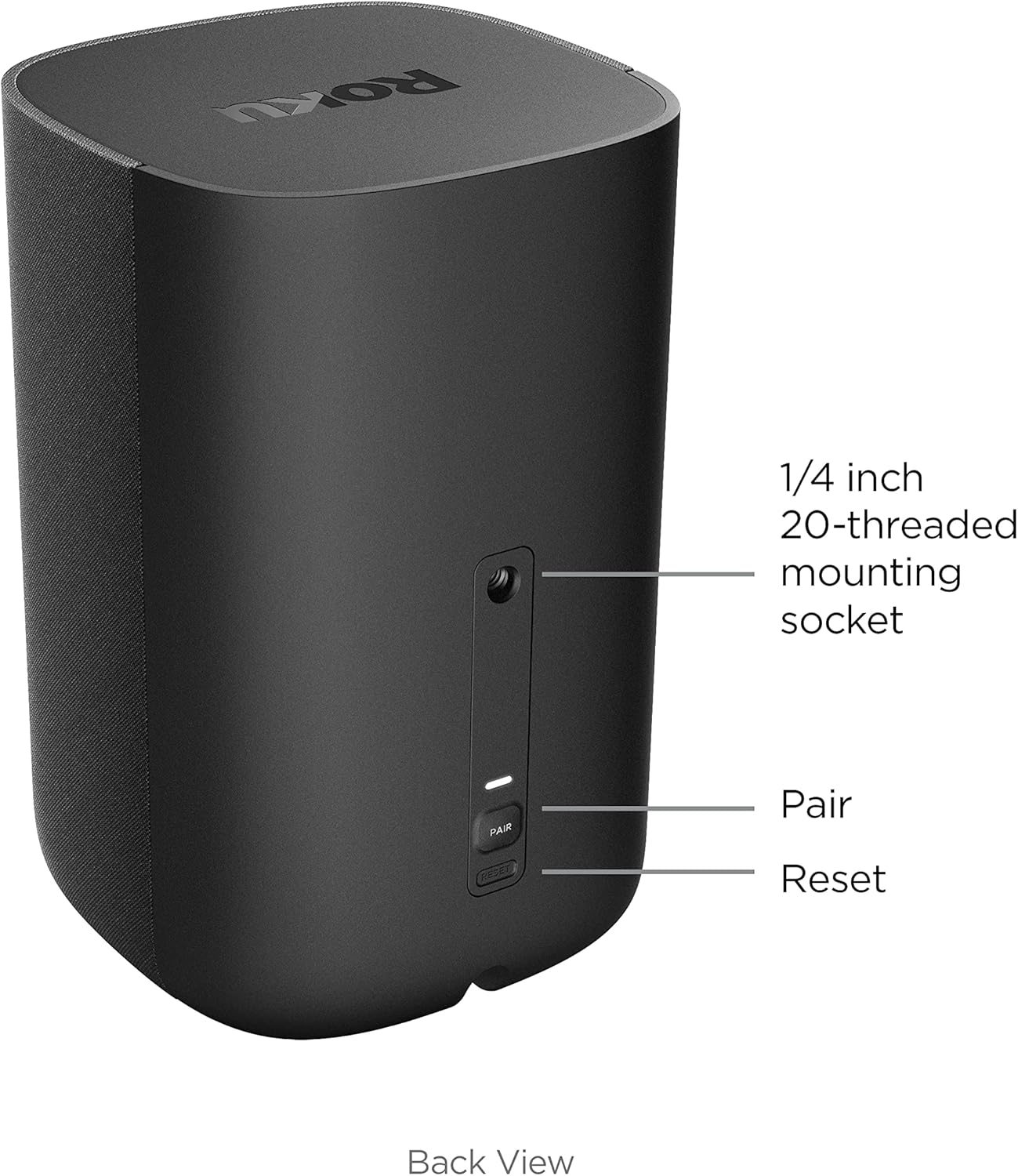 Roku Wireless Speakers - Set of 2 (Pack of 1) - Compatible with Roku TV  Streambar  and Streambar Pro (SE is not compatible)