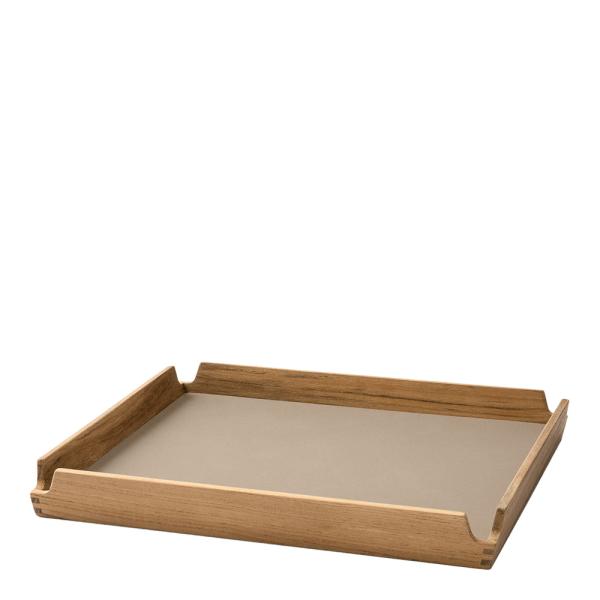 Airy teak brett small 30x30 cm nupo clay brown