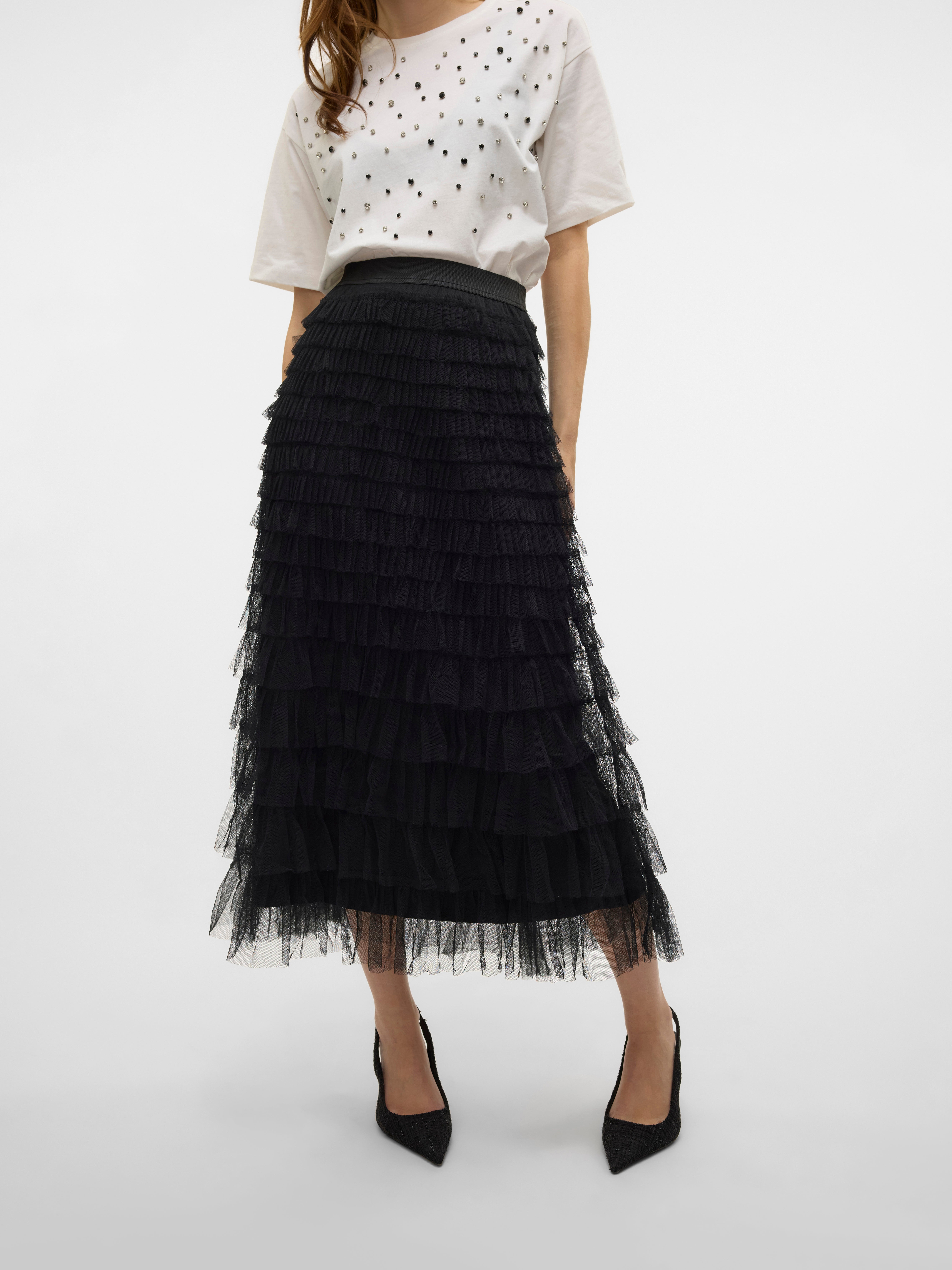 VERO MODA® VMNAJA Mid waist Long skirt