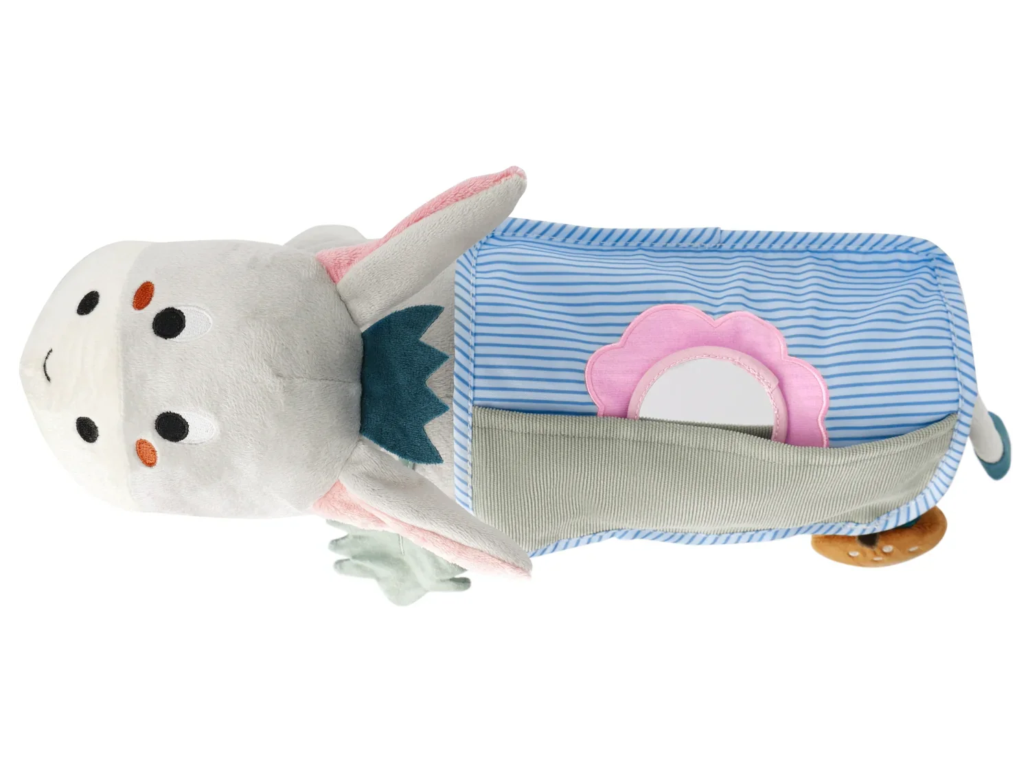 lupilu Peluche d'activits animal 4 en 1