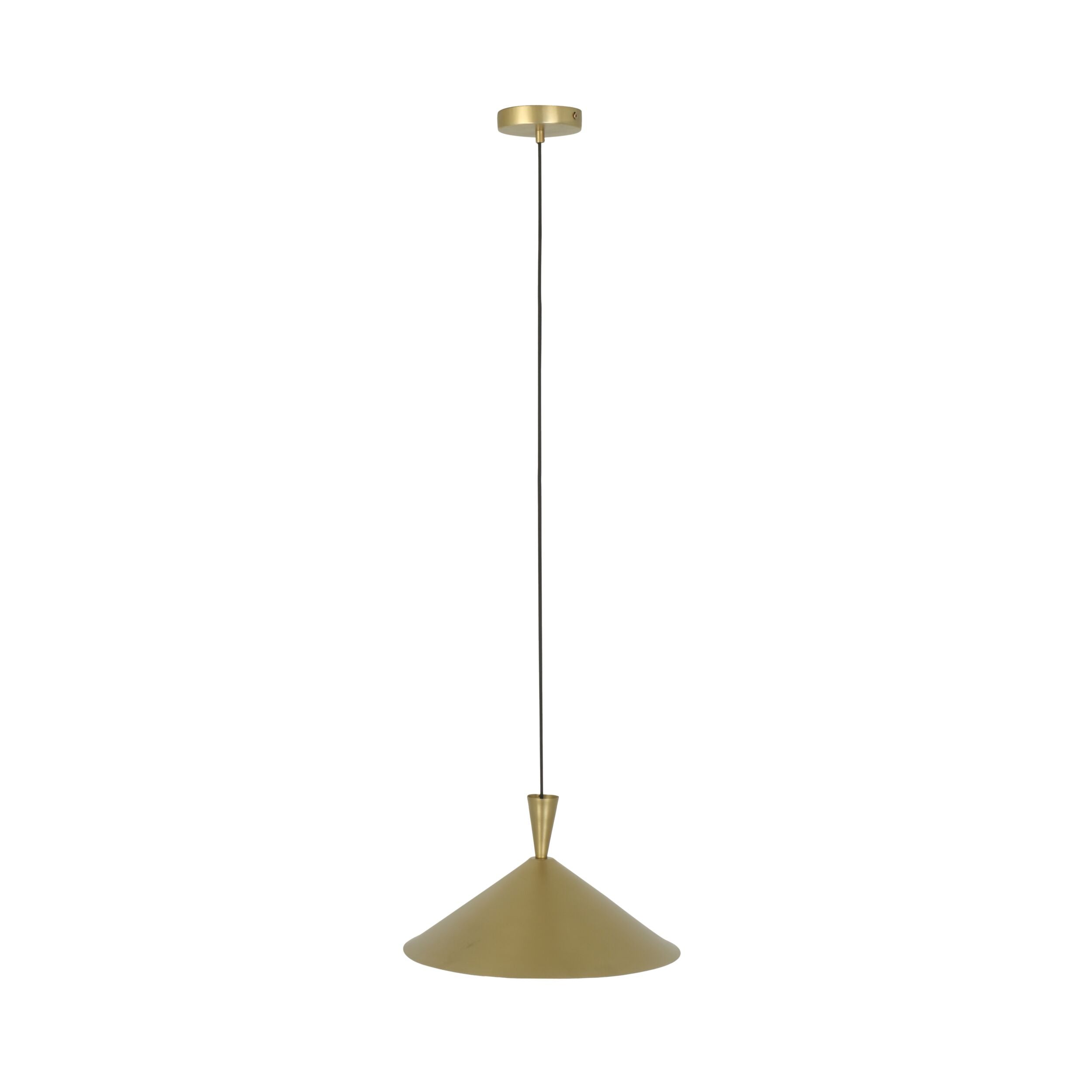 Apex Metal Pendant Matte Brass 40x40x21cm