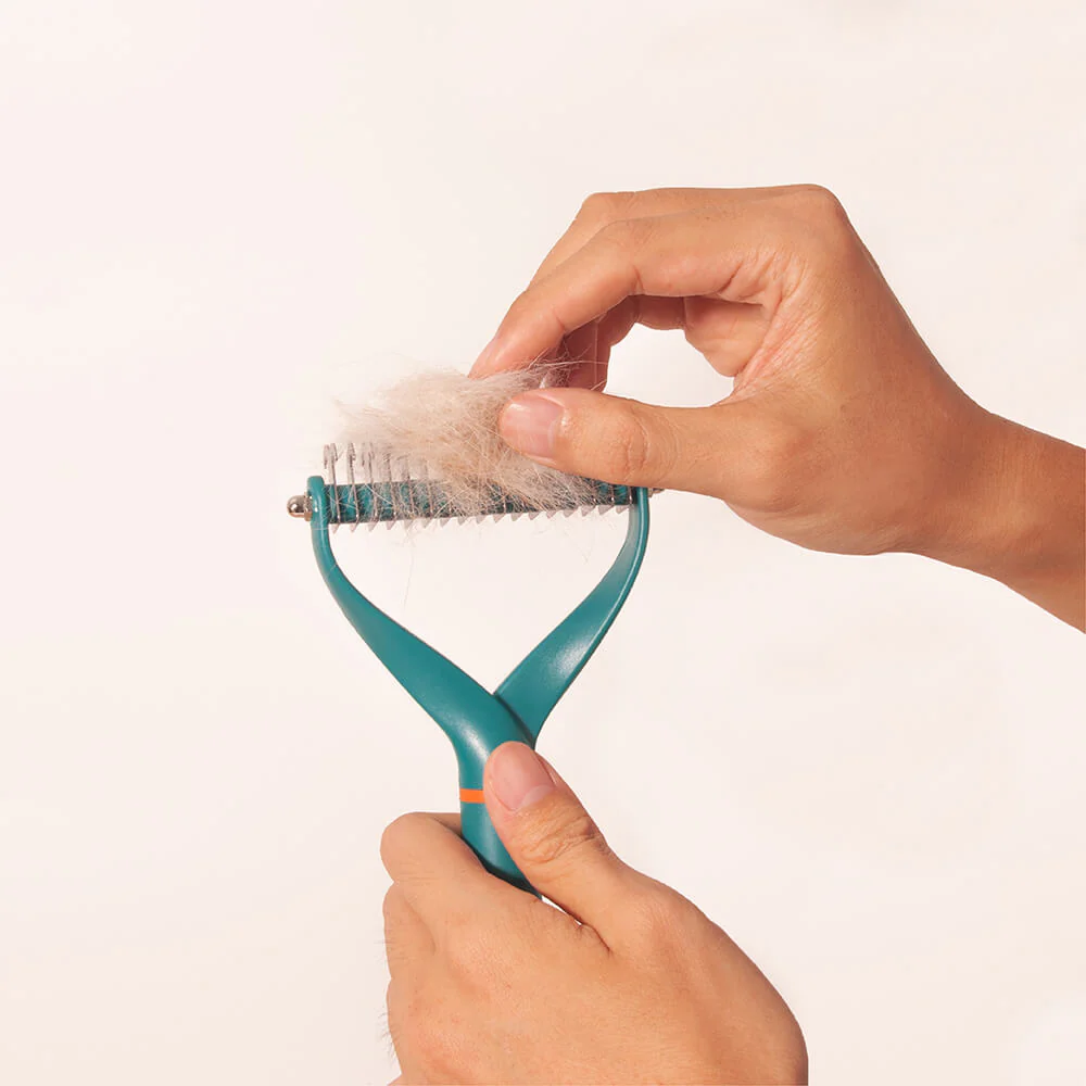 Pet Safe Dematting Comb Rake - Double Sided Blade