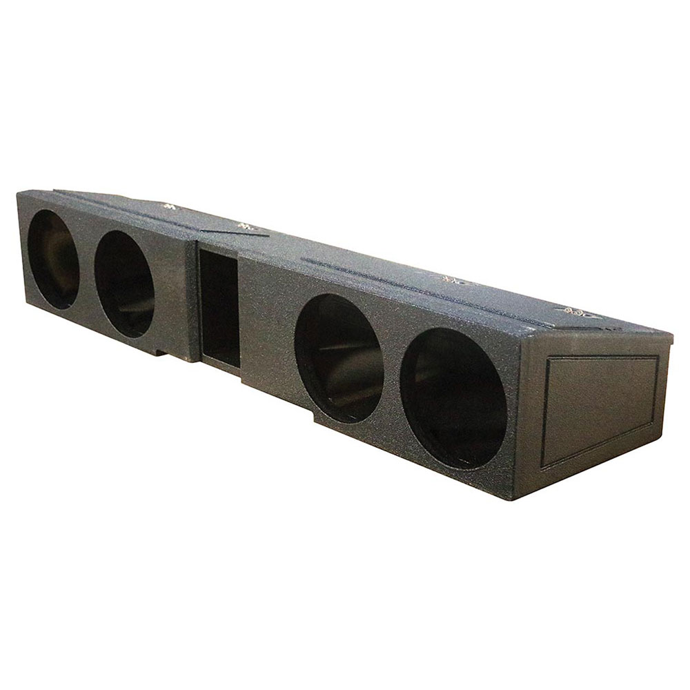 QBGMCFF0740 8 Inch Quad Port Subwoofer Box for GMC and Chevy Crew Cab - Image 7