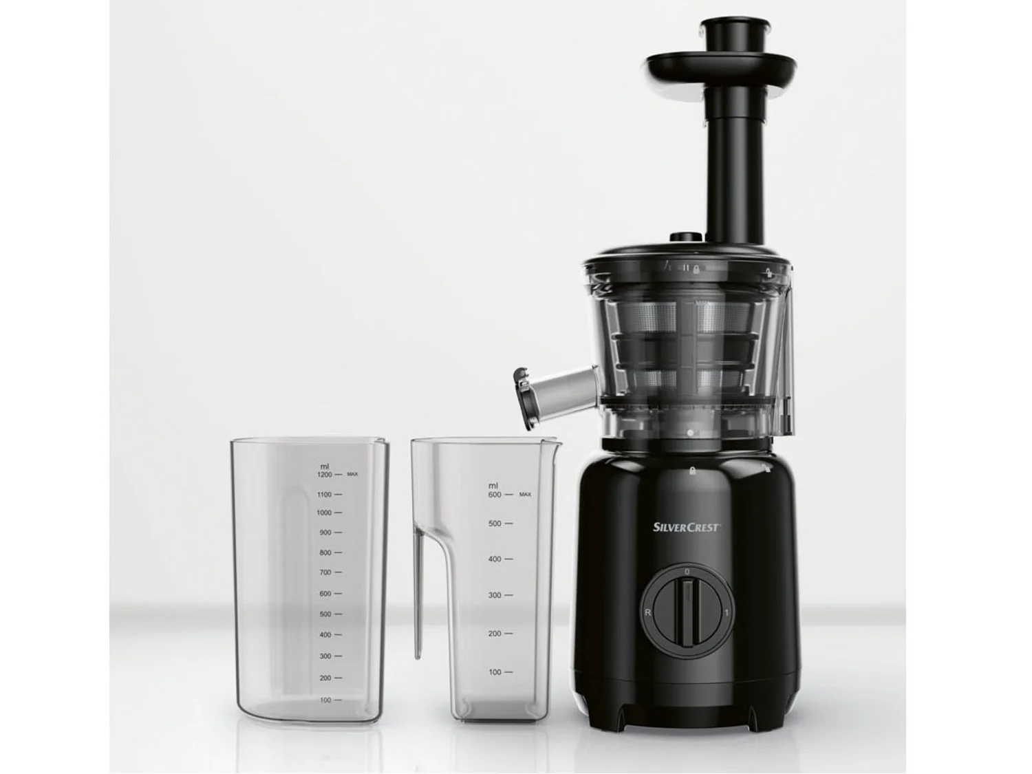 Extracteur de jus lent SILVERCREST KITCHEN TOOLS « SSJK 300 A1 », 300 W, avec fonction d'inversion