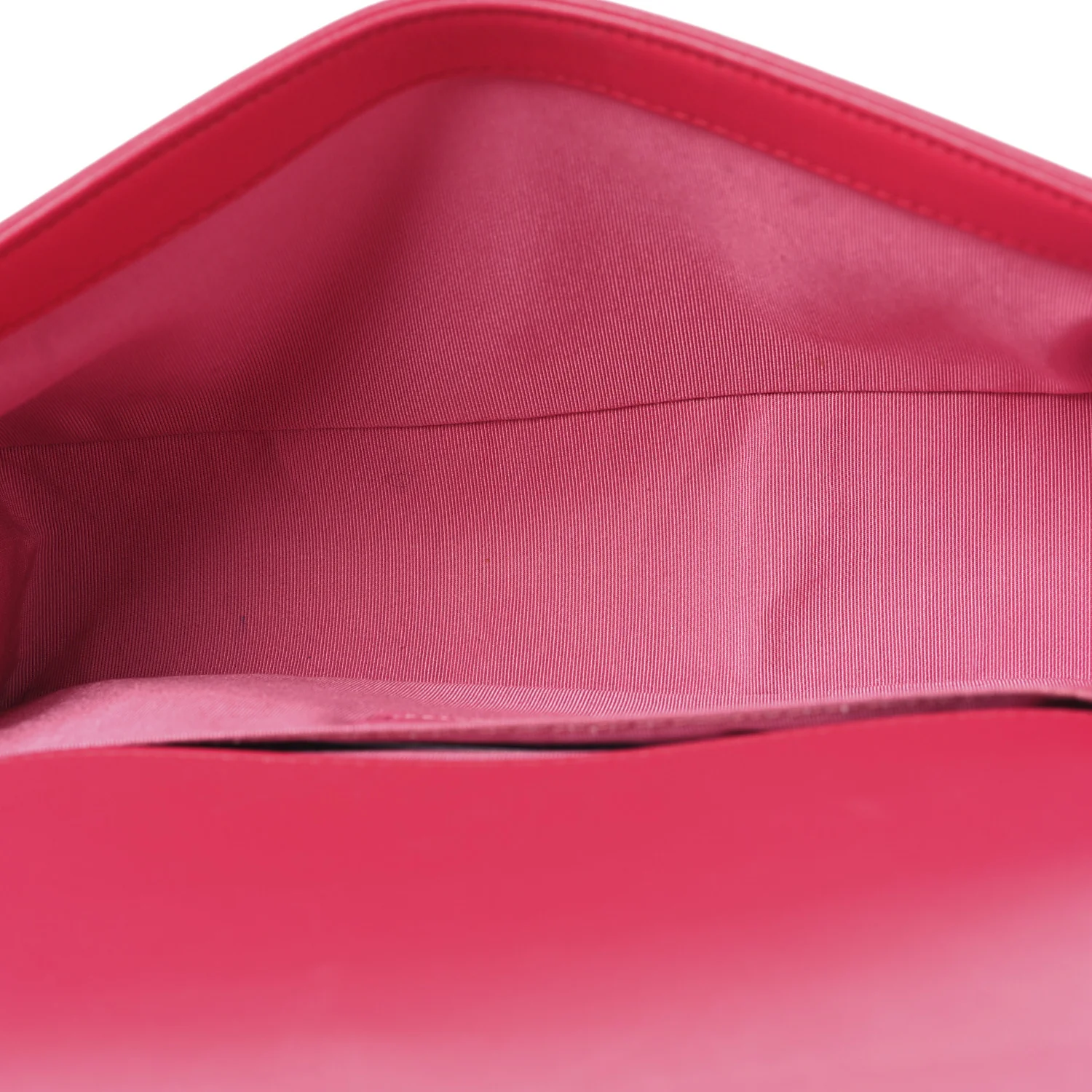 Lambskin Quilted Medium Boy Flap Fuchsia