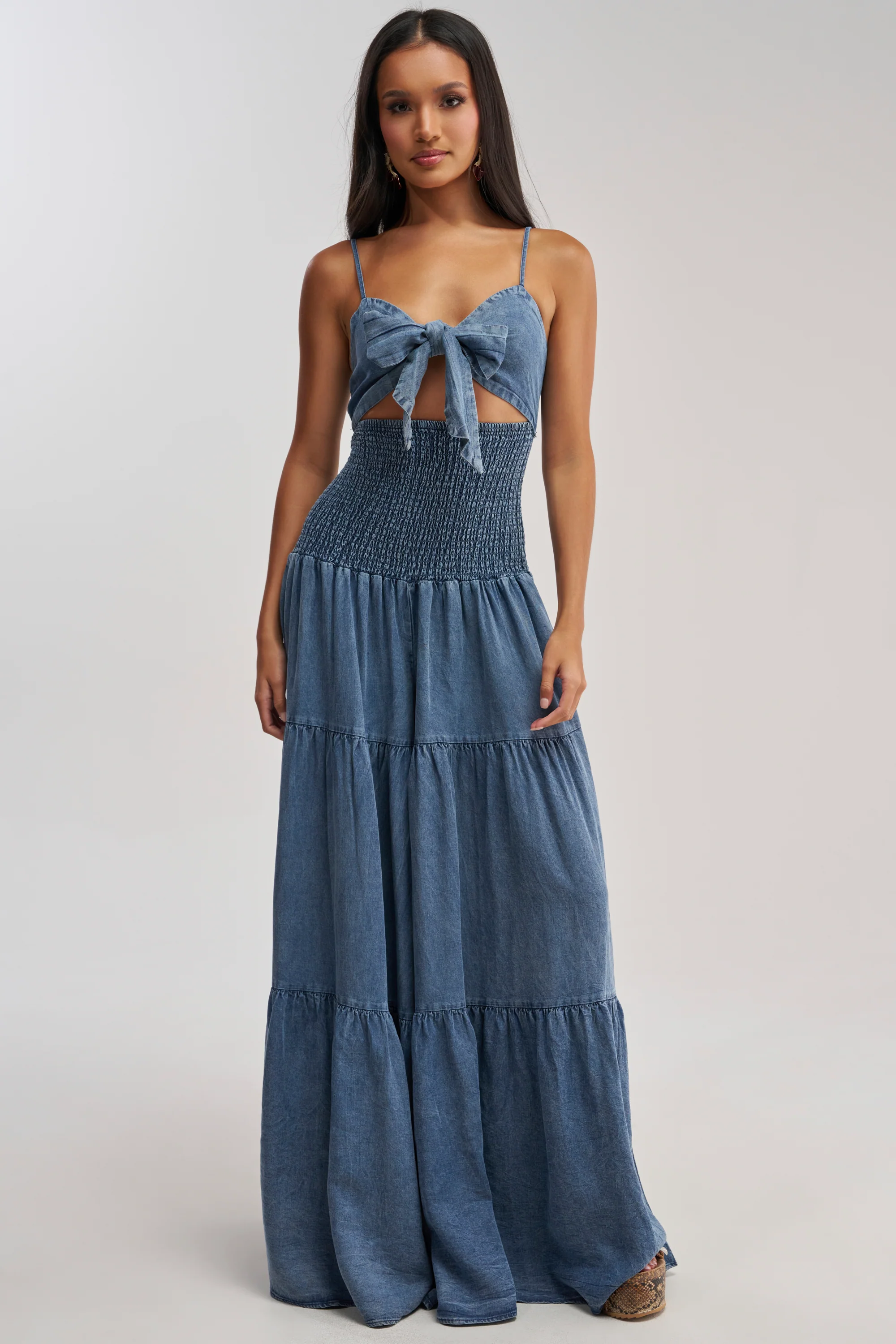 JUMPIN AROUND DENIM JUMPSUIT - Akira Store