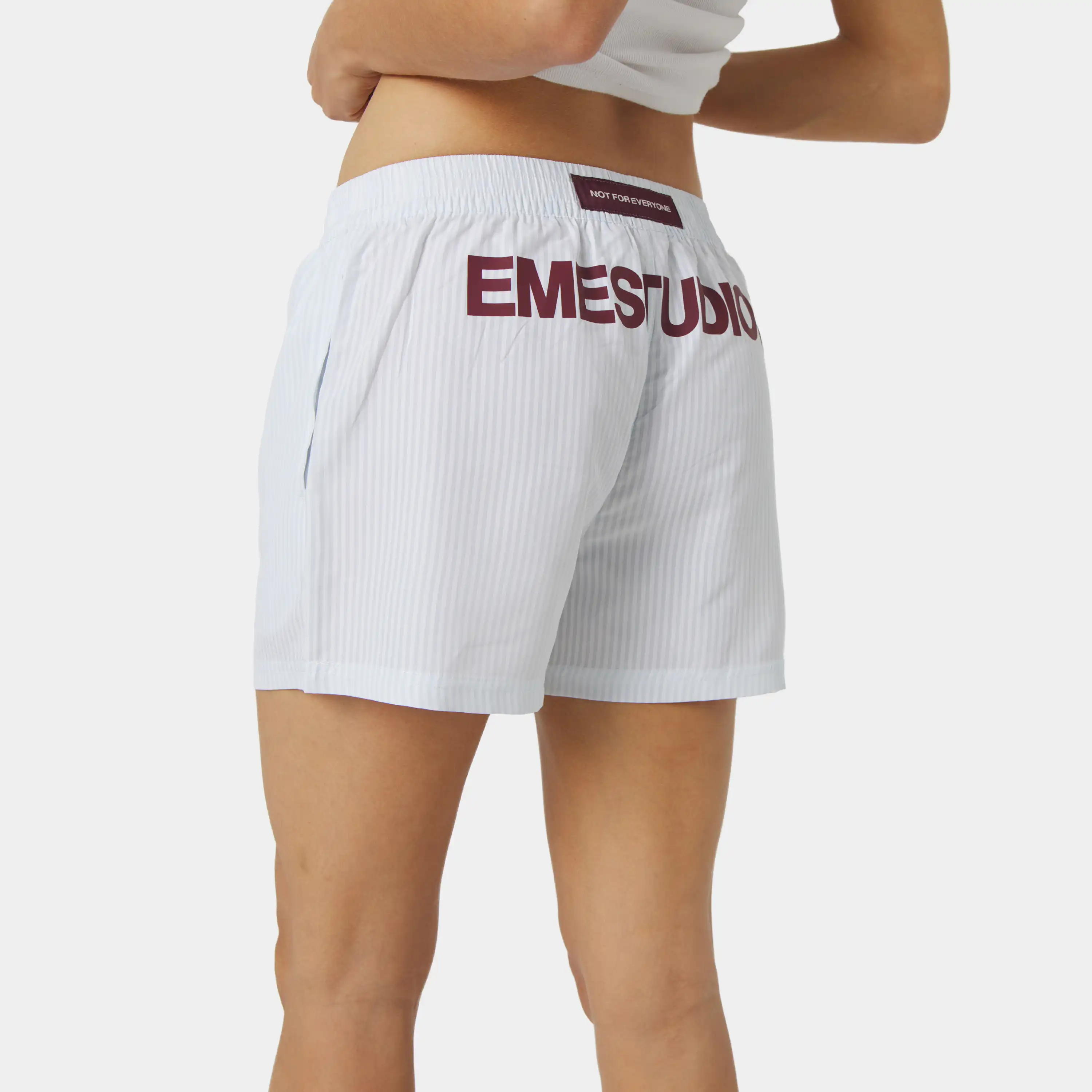Lucky Striped Burgundy Boxers