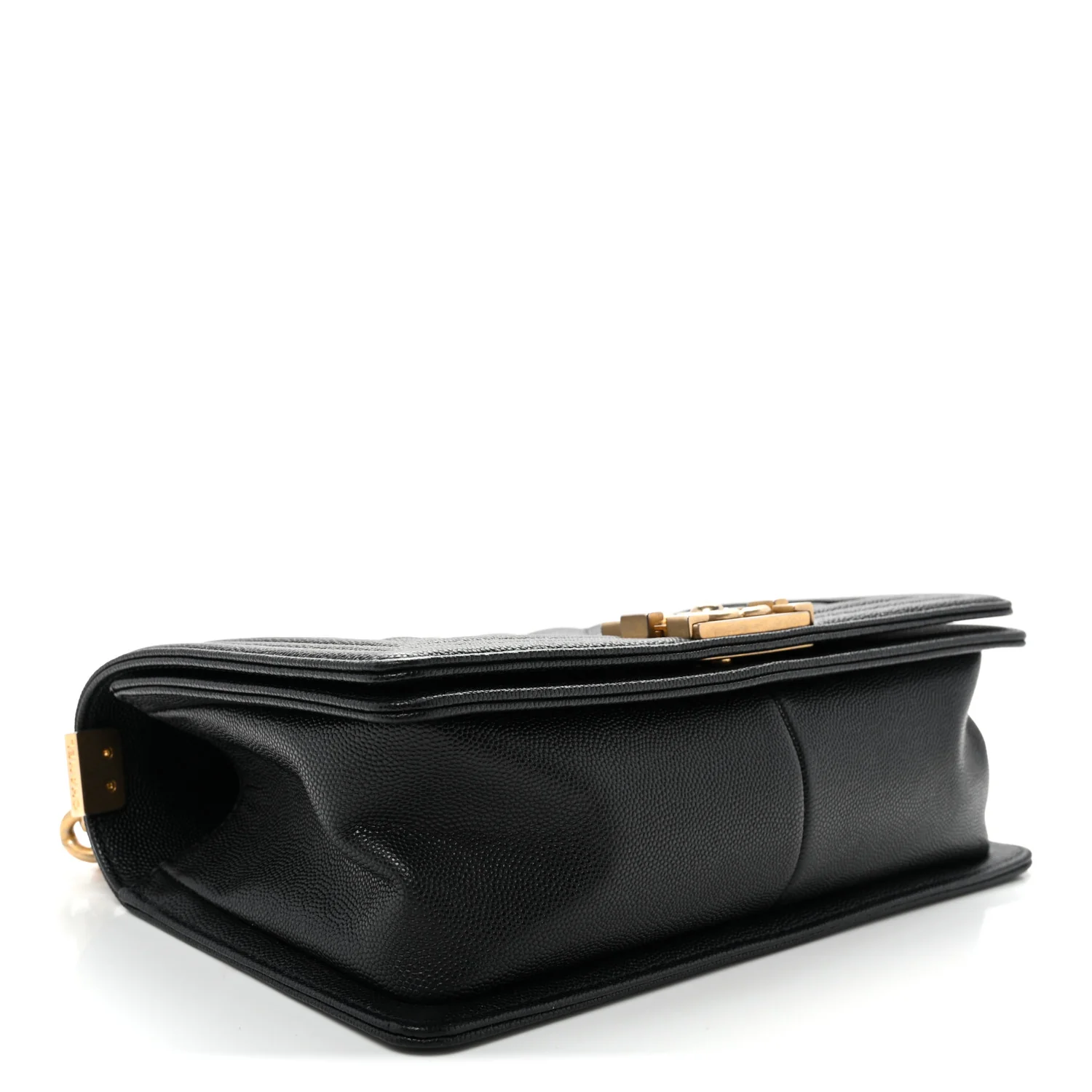 Caviar Quilted Medium Boy Flap Black