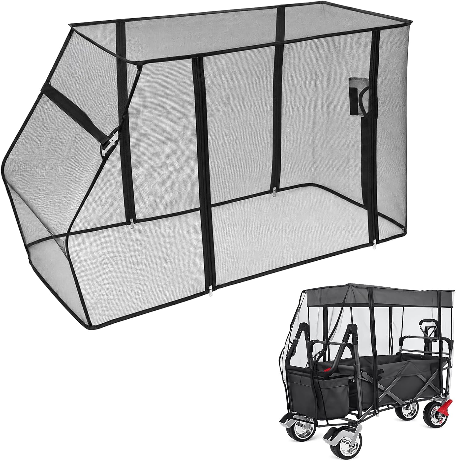 Wagon Mosquito Net Cover for Folding Wagon, 35