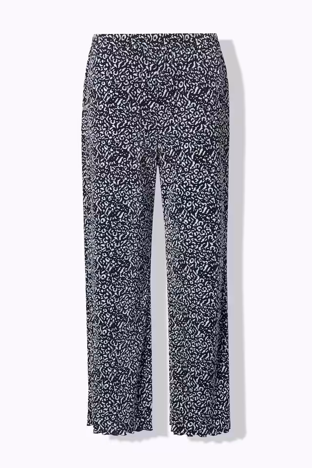 Pleated wide-leg pants