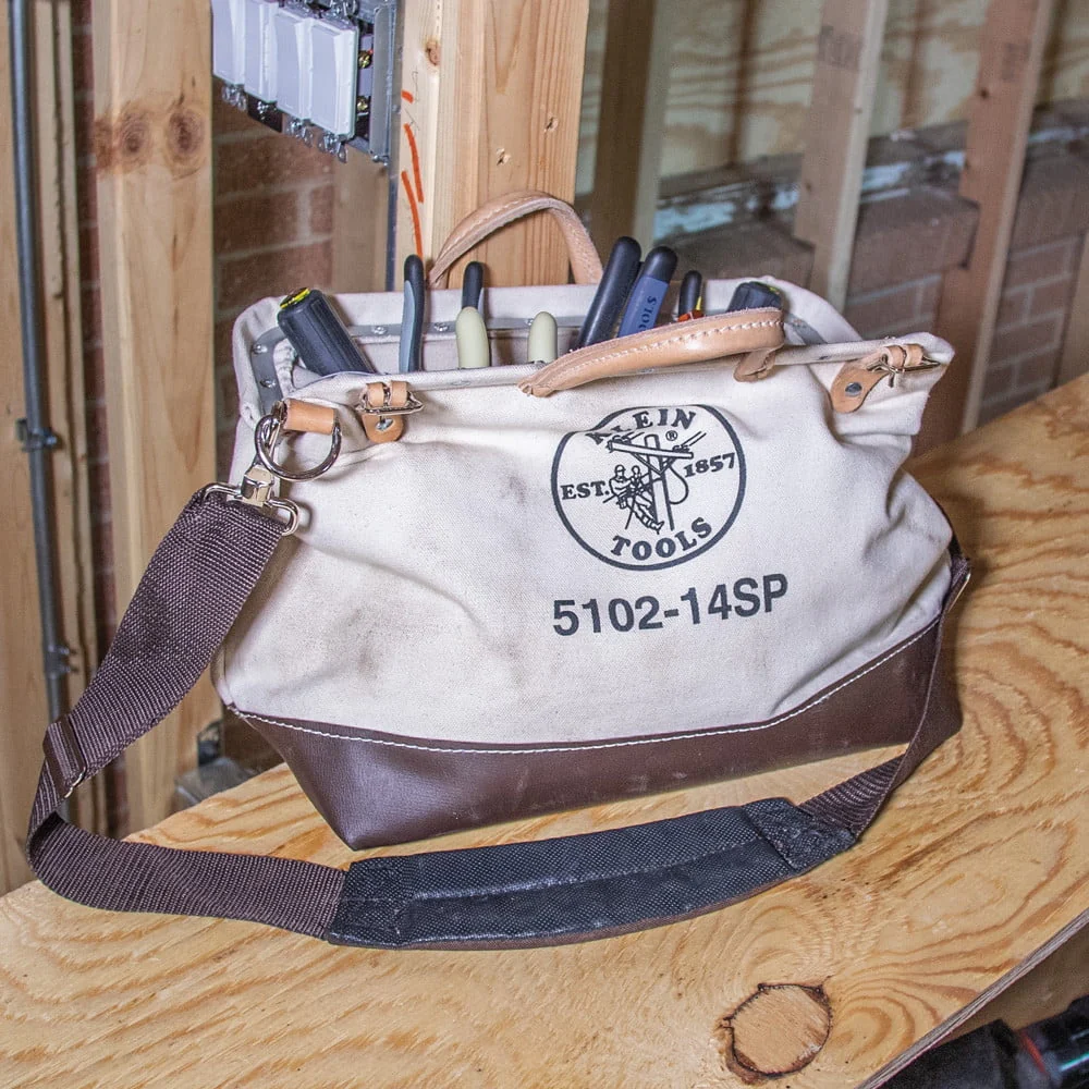 Klein Tools 14 Deluxe Canvas Tool Bag