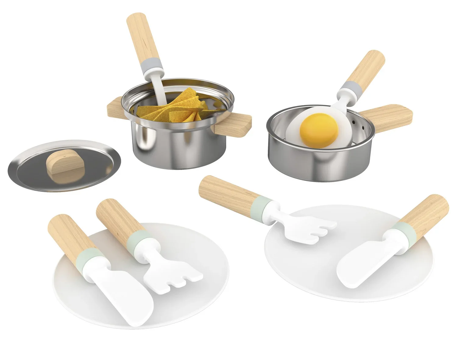 Playtive Set d'accessoires de cuisine en bois