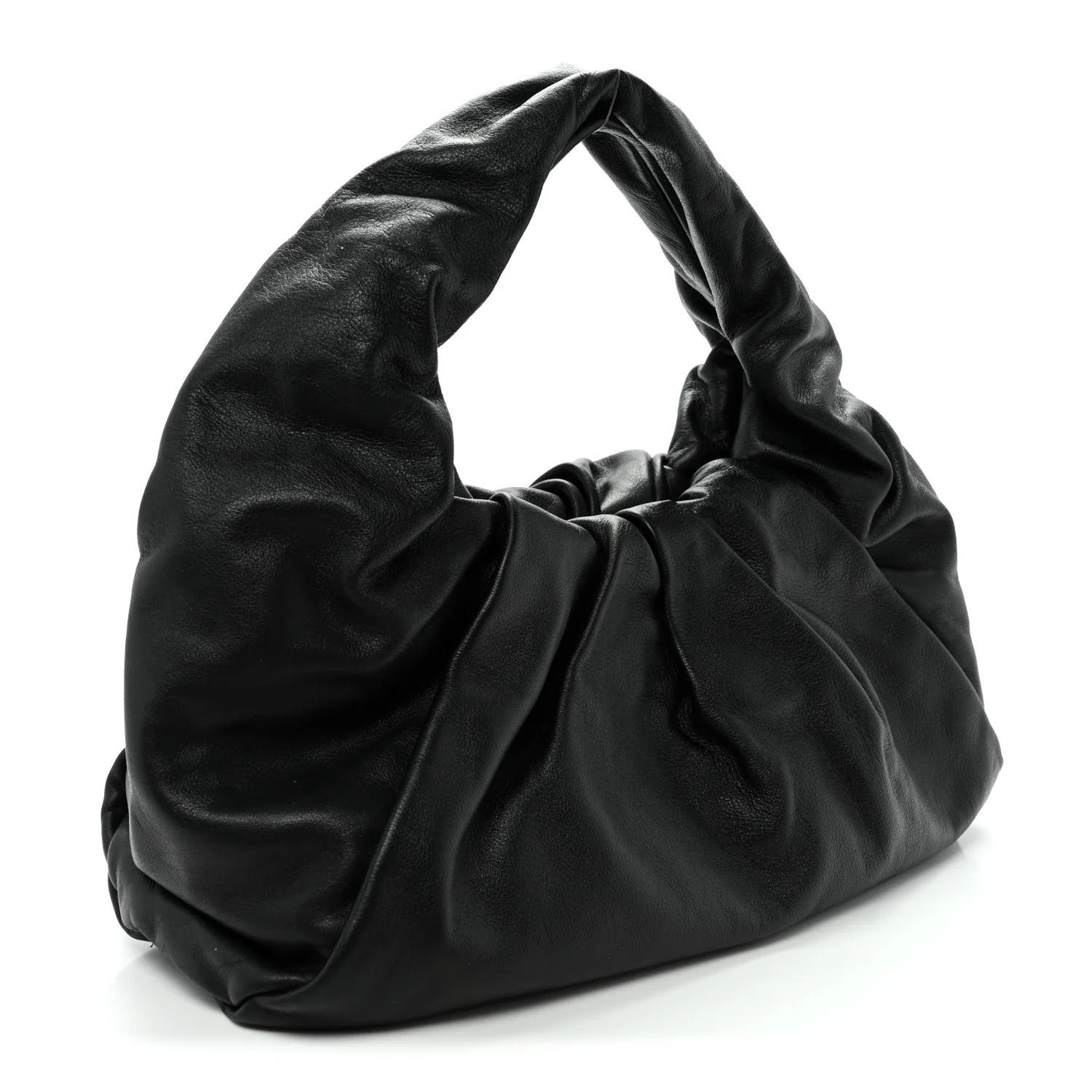 Smooth Butter Calfskin Small The Shoulder Pouch Black