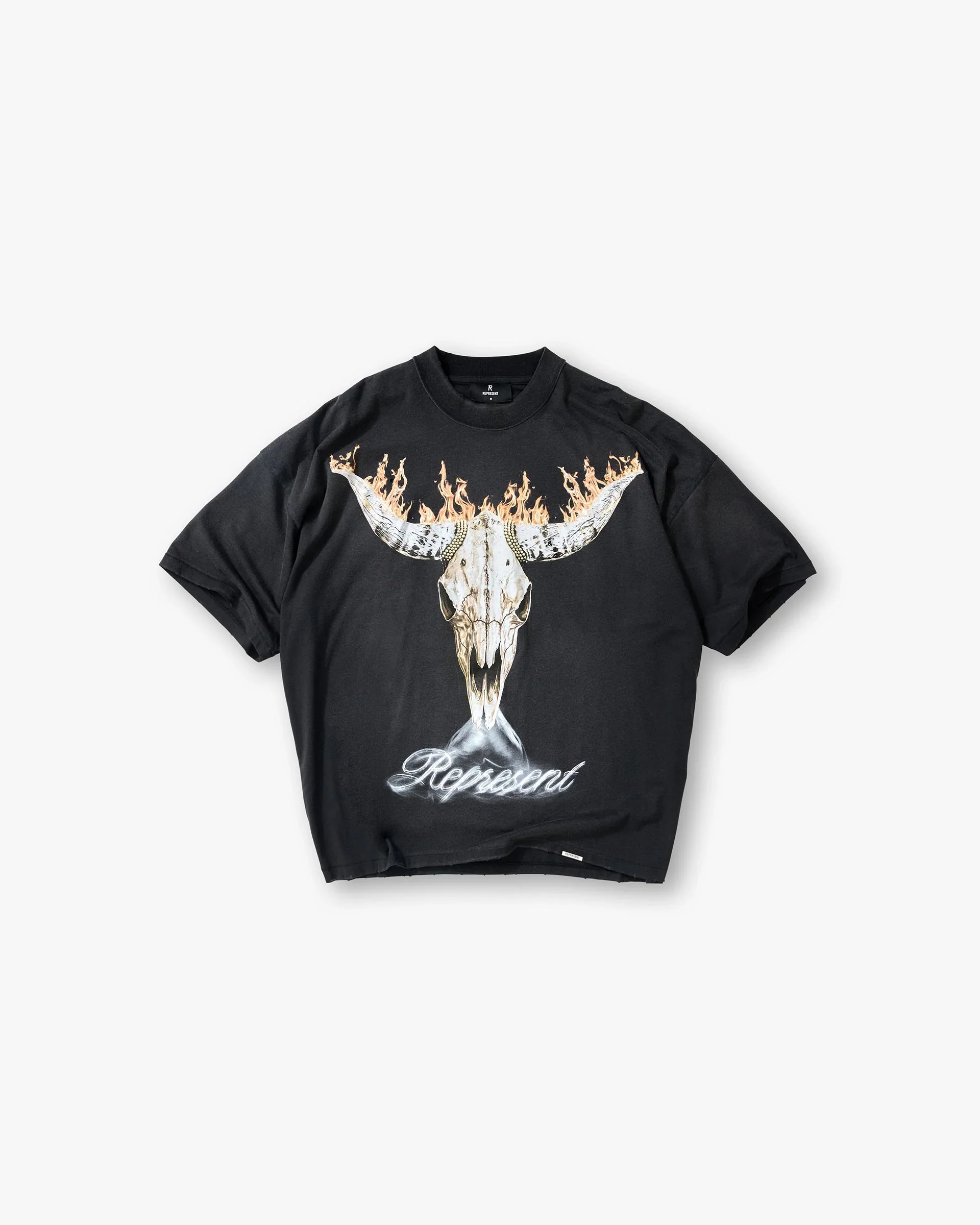 British Cowboys T-Shirt - Stained Black