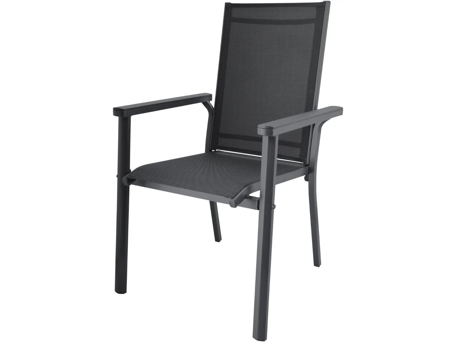 LIVARNO Fauteuil en aluminium anthracite Houston