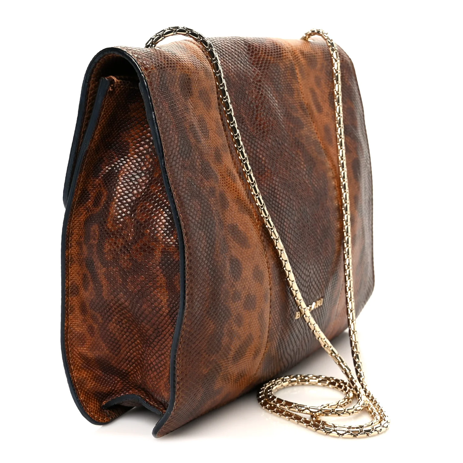 Karung Serpenti Forever Medium Shoulder Bag Brown
