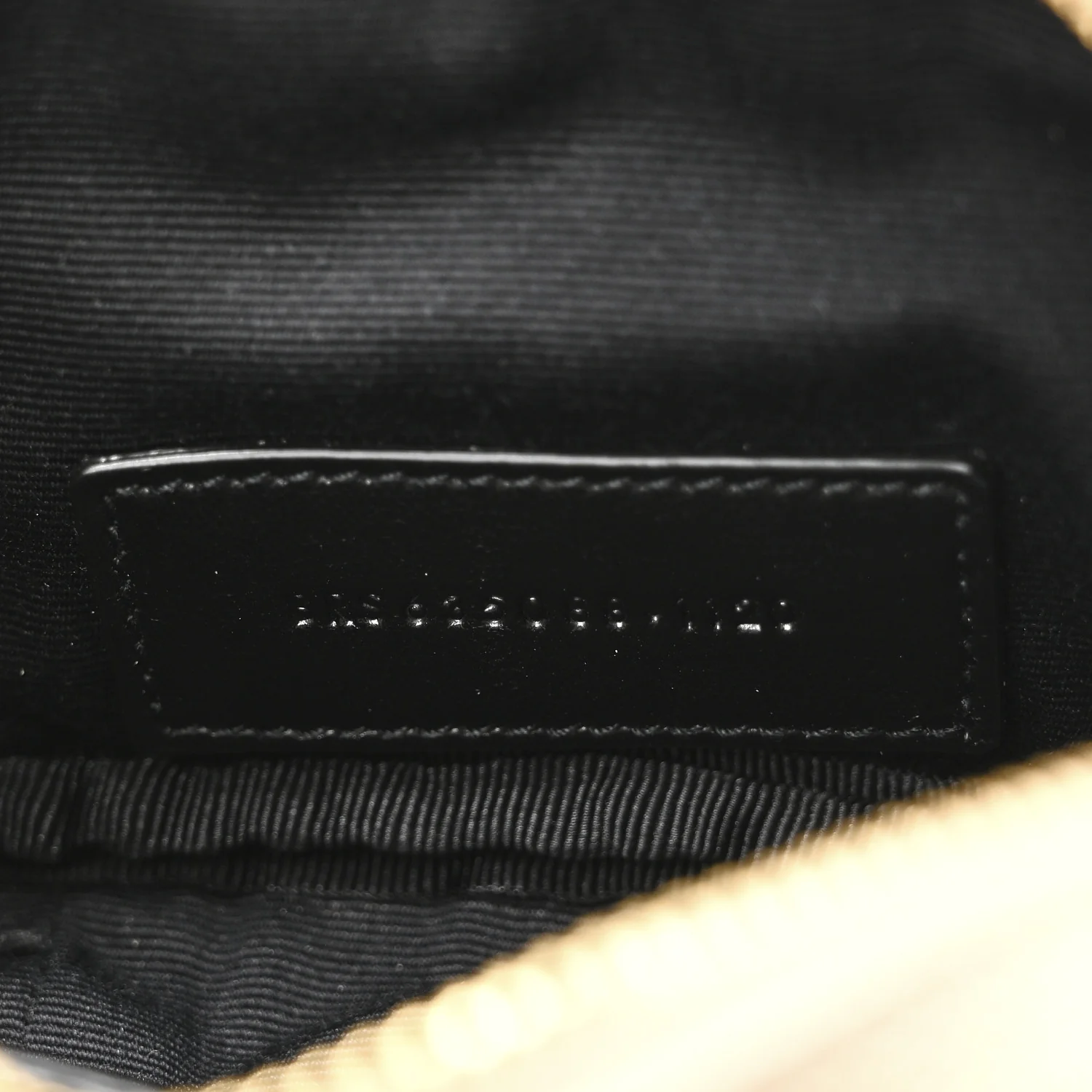 Grain De Poudre Matelasse Monogram Baby Lou Camera Bag Dark Beige