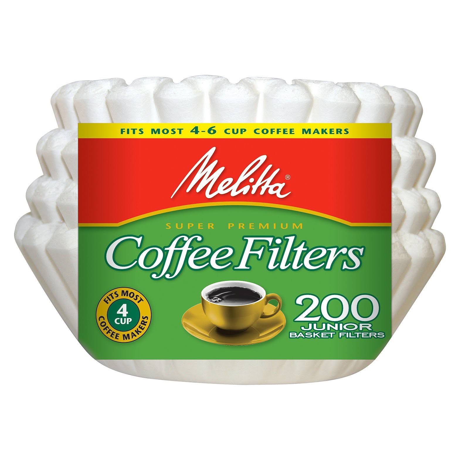 Melitta Coffee Filters, Super Premium, Junior - 200 filters