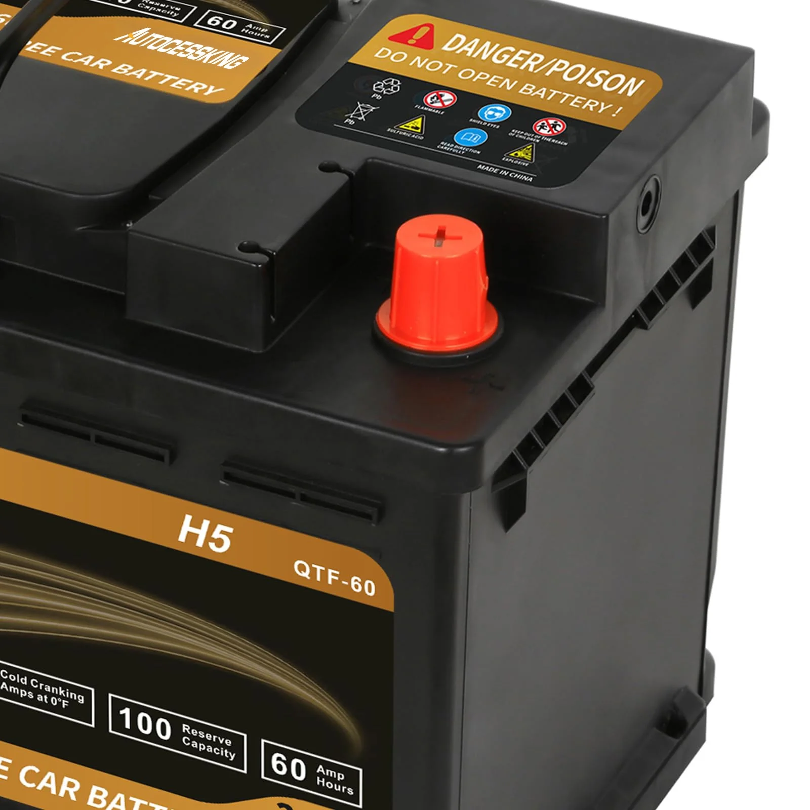 Platinum AGM Battery, Group 47 Rechargeable Automotive Batteries for Car, 12V H5 680CCA 60Ah 100RC(47) - Image 8