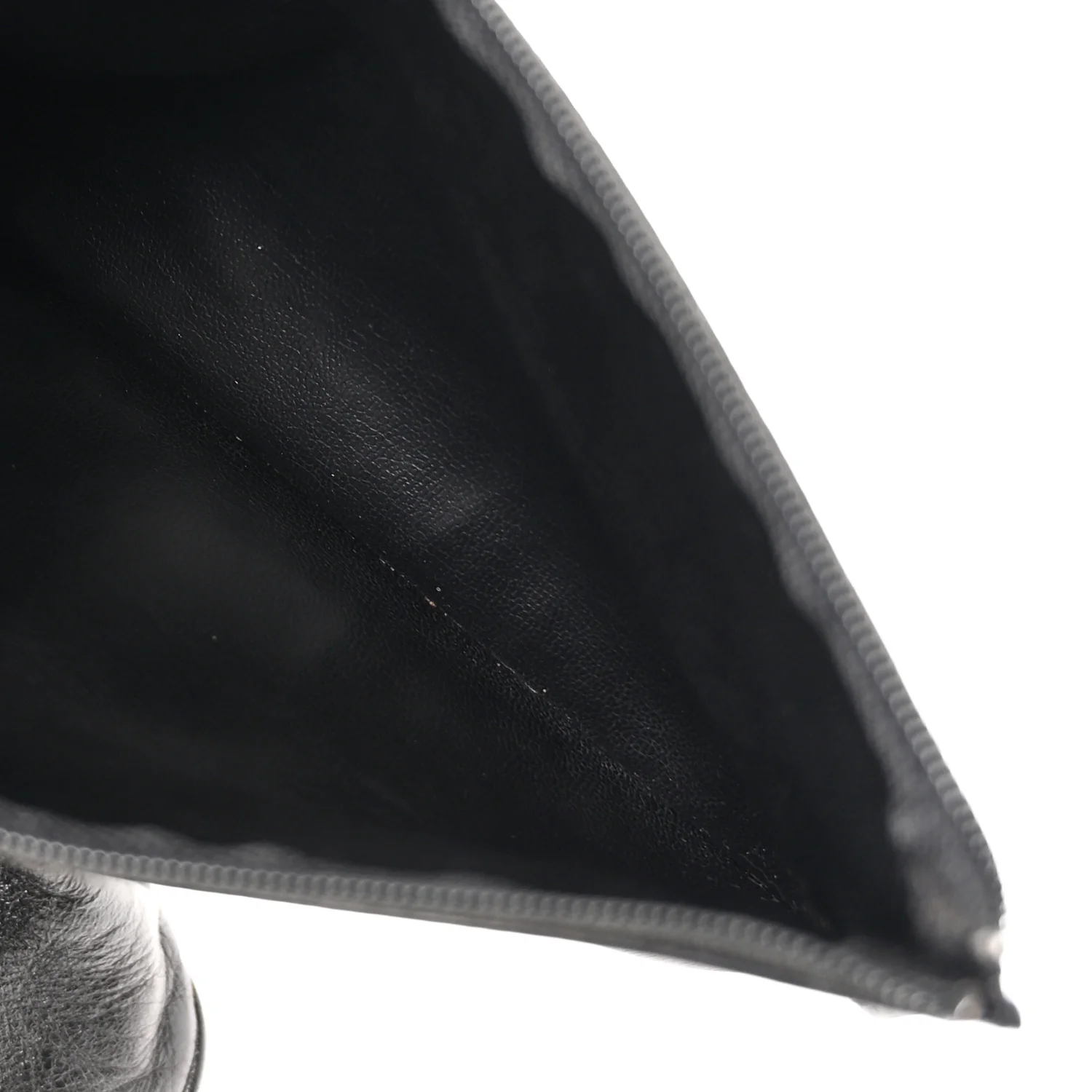 Lambskin CC Drawstring Backpack Black