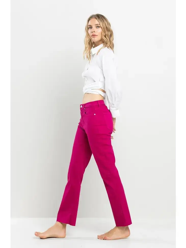 High Rise Straight Pants