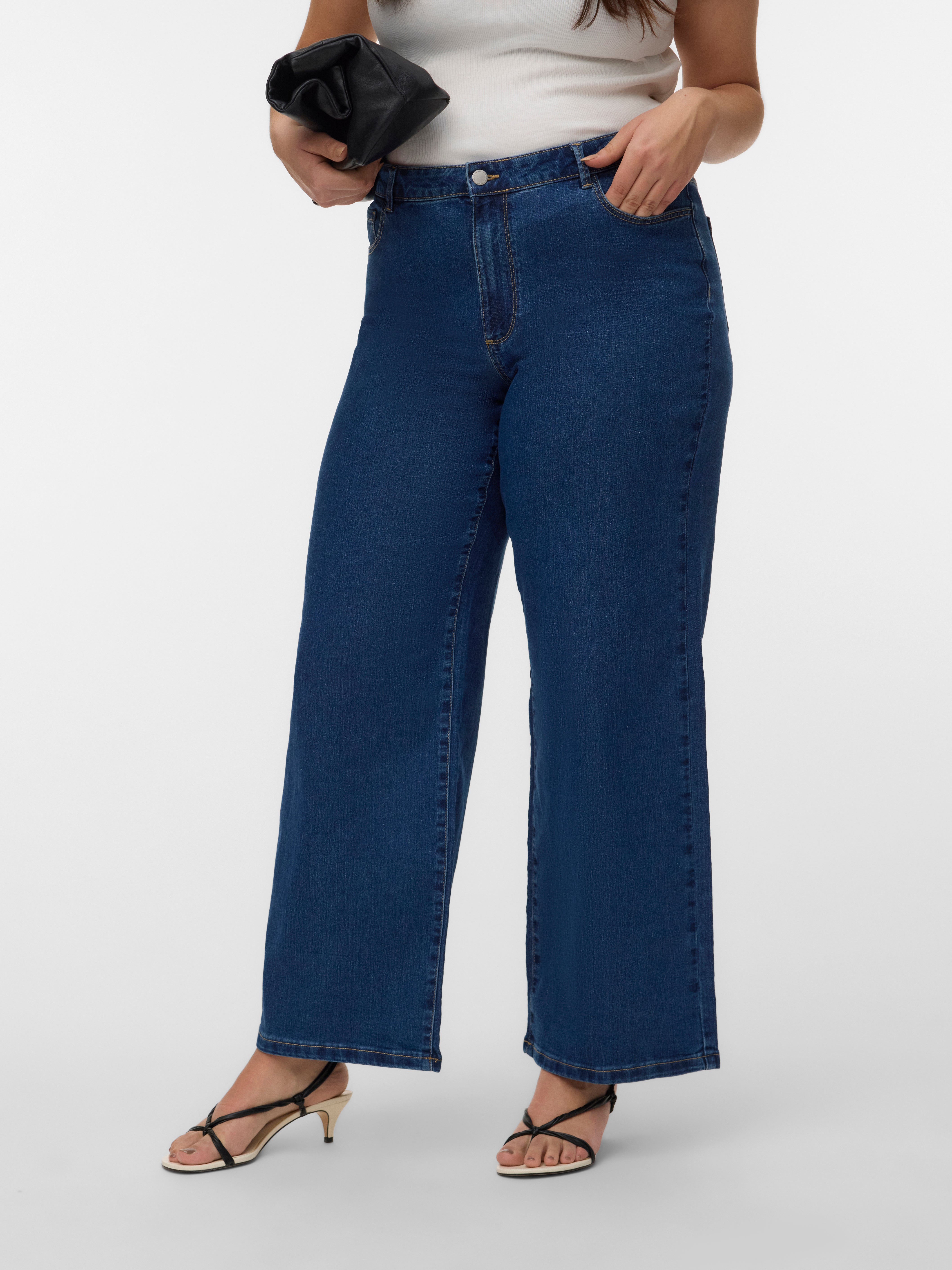 VERO MODA® VMCLUSIA High waist Wide Leg Fit Jeans