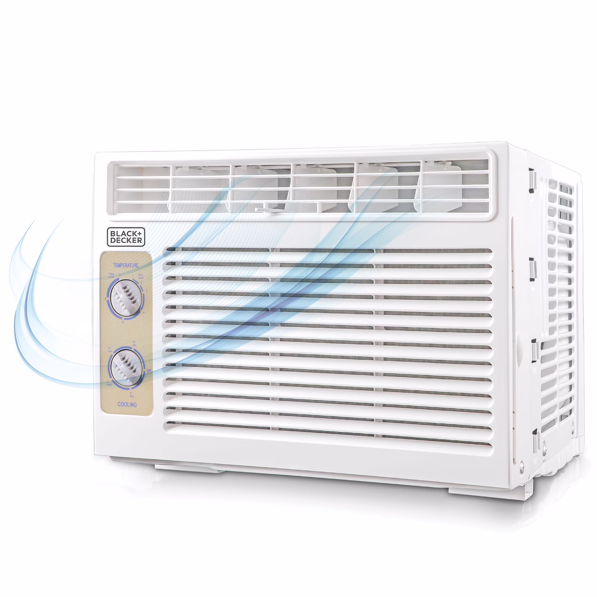 BLACK+DECKER BD05MWT6 Window Air Conditioner 5000 BTU, Cools up to 150 Square Feet, White
