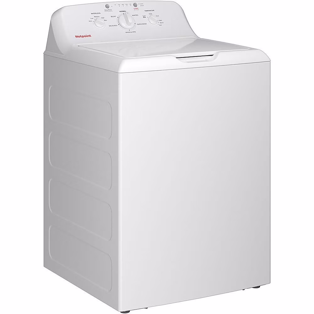 4 cu ft High Efficiency White Top Load Washing Machine with Cold Plus