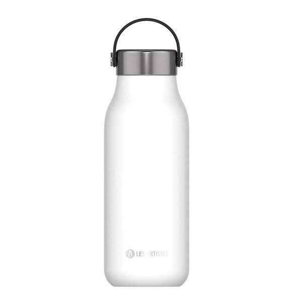 Bottle Up termoflaske med flip-sugerør 1L hvit