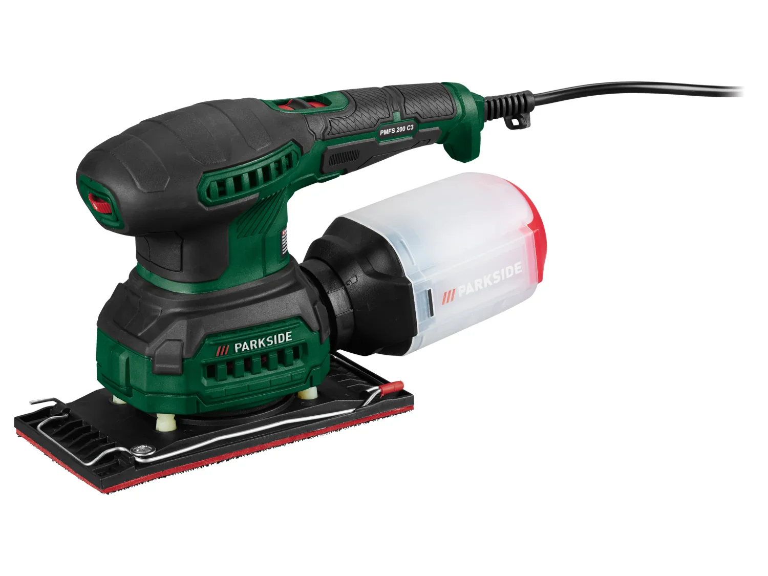 PARKSIDE Ponceuse multifonction 3-en-1 PMFS 200 C3, 200 W